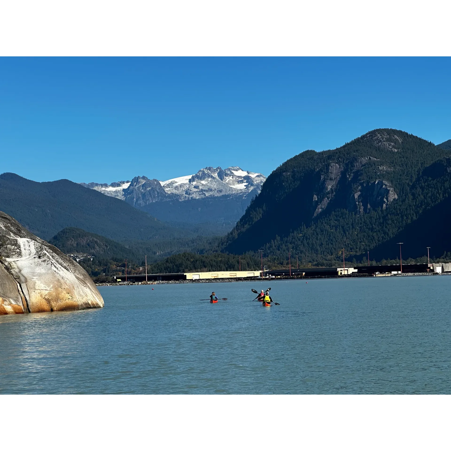 Tantalus Landing Marine Recreation Site is a serene getaway ideal for water enthusiasts and nature lovers alike. Situated within a short paddle's reach from Squamish, it is the perfect destination for those seeking to embark on a kayaking or canoeing adventure. Visitors are encouraged to embrace the 'pack in, pack out' ethos, ensuring the preservation of the pristine beauty that the site offers.

The site boasts breathtaking views that promise to be a highlight of any outdoor excursion. Whether you're watching the sunrise shimmer on the water's surface or taking in the majestic mountain vistas, Tantalus Landing provides an unparalleled backdrop for relaxation and introspection.

Guests who have had the pleasure of staying at this location appreciate the tranquil atmosphere, often remarking on the peacefulness that accompanies their visit. This quiet setting allows for uninterrupted connection with the natural surroundings and offers an opportunity for campers to fully immerse themselves in the beauty of the site.

Tantalus Landing is also known for being a place where bonds are formed and friendships blossom. The friendly and inviting environment makes it an excellent spot for meeting fellow adventurers and possibly forming lifelong connections. It stands out as a locale that not only brings together kindred spirits but also ensures a delightful experience that will be remembered fondly.

A visit to Tantalus Landing Marine Recreation Site promises a return to simplicity, splendor, and the joy of the great outdoors. Those in search of a good time and a chance to forge new memories will not be disappointed by this charming destination. Whether you come for the views, the peace, or the camaraderie, Tantalus Landing is ready to deliver an exceptional encounter with the natural world. Description by ChatGPT.