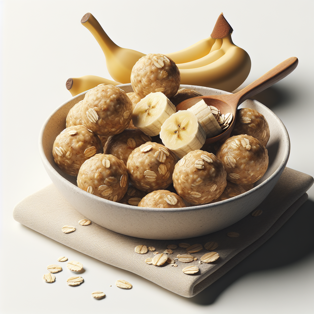Banana Oat Bites are a guilt-free dessert option that beautifully complements any diet. These bites are delightfully simple to make, bursting with flavor, and feature the rich topping of Double Butter Crunch peanut butter. Perfect for any occasion, these treats are easy to prepare and perfect for satisfying those sweet cravings without the guilt.