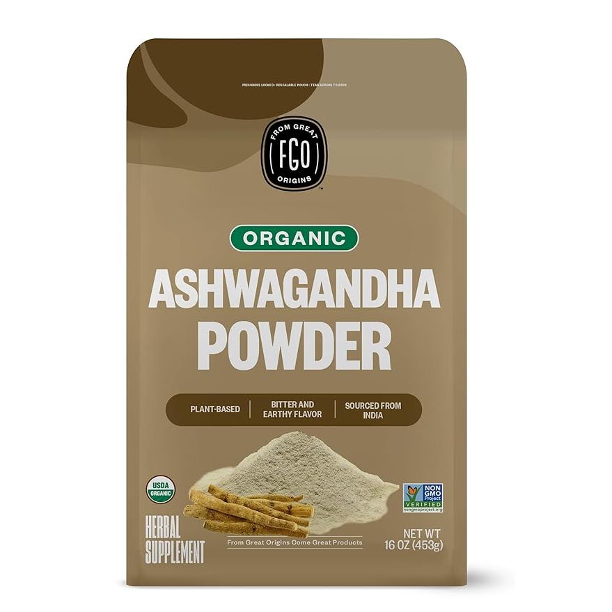 FGO Organic Ashwagandha Root Powder is sourced from India and comes in a 16oz packaging. Ashwagandha is an adaptogenic herb that has been used in traditional Ayurvedic medicine for centuries. It is known for its stress-reducing and rejuvenating properties, as well as its ability to support the immune system.