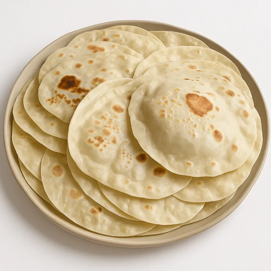 These traditional flour tortillas from Baja California Sur are soft, flexible, and easy to make. Perfect for wrapping your favorite fillings or simply enjoying with butter, this recipe yields approximately 50 tortillas, making it a great option for gatherings.