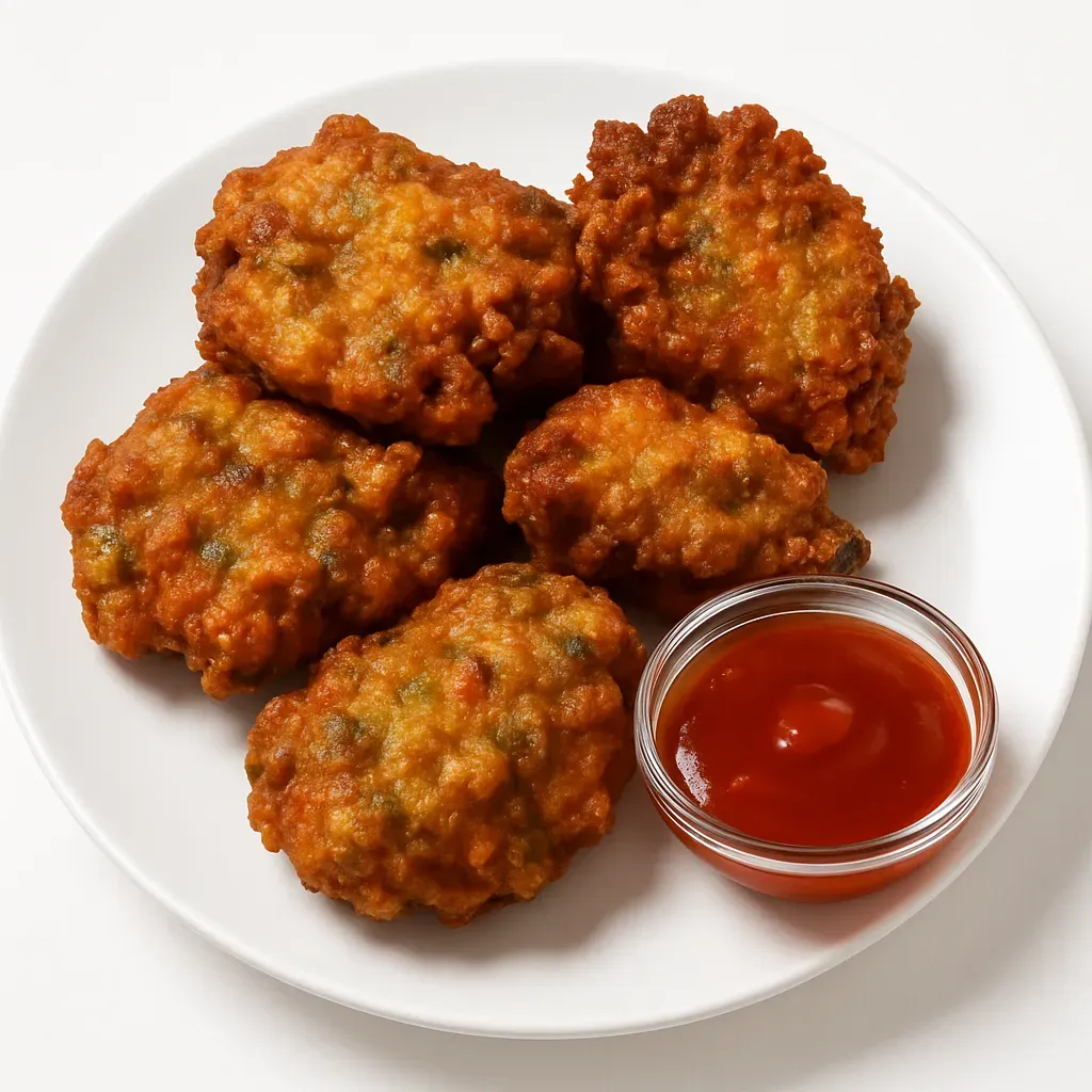 Experience a taste of the Caribbean with these authentic Grenadian Fishcakes, made with saltfish, vibrant bell peppers, and aromatic spices, perfect as appetizers or snacks.