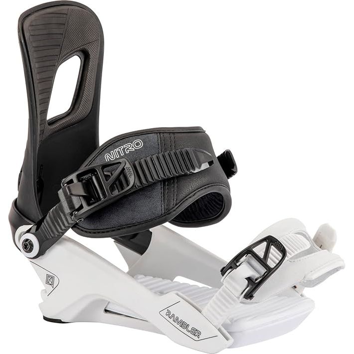 Introducing the ultimate all-mountain binding, the Tramission Base Fram. With an Ergo Highback and EVA Dampening, this binding provides the perfect mix of response and comfort for shredding all day long. The 3° Canted Footbed and 2x4 Mini Disc with Angle Lock Feature offer a customizable fit for optimal performance on the slopes.