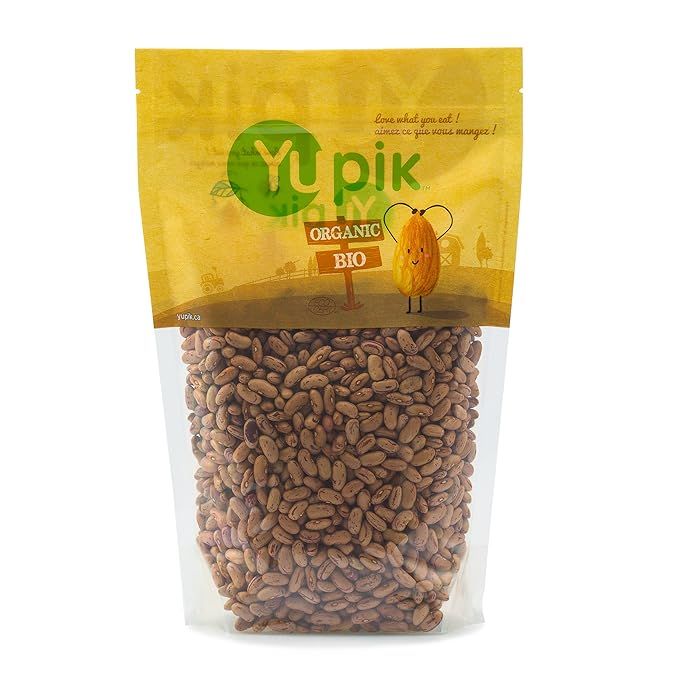 Yupik Organic Pinto Beans are a high-quality, 2.2 lb pack of beans that are non-GMO, vegan, and gluten-free. Pinto beans are a popular ingredient in many cuisines due to their versatile nature and nutty flavor. They are a great source of protein and fiber, making them a nutritious addition to any diet.