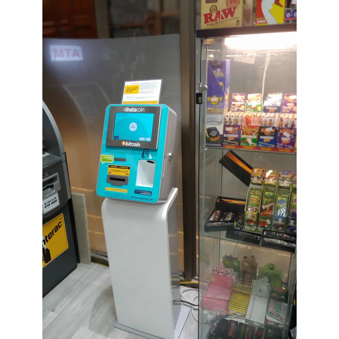 Instacoin Bitcoin ATM - Sky Deli And Smoke Shop is a convenient location to buy and sell Bitcoin using a user-friendly ATM. Located at 101-101 6 Ave SW, Calgary, AB T2P 3P4, Canada, the ATM is easily accessible to residents and visitors in the area. Users can quickly and securely complete transactions, making it a hassle-free option for cryptocurrency transactions.

The ATM at Sky Deli And Smoke Shop offers competitive exchange rates and low transaction fees. Customers can buy Bitcoin using cash or sell Bitcoin for cash in a quick and efficient manner. The ATM is operational during the store's business hours, providing flexibility for users to access their digital currency at their convenience.

Instacoin Bitcoin ATM - Sky Deli And Smoke Shop provides a reliable and trustworthy option for those looking to buy or sell Bitcoin in Calgary. With a convenient location and user-friendly interface, customers can easily navigate the process and complete transactions with ease. Visit the location today to experience the convenience and efficiency of using a Bitcoin ATM for your cryptocurrency needs. Description by ChatGPT.