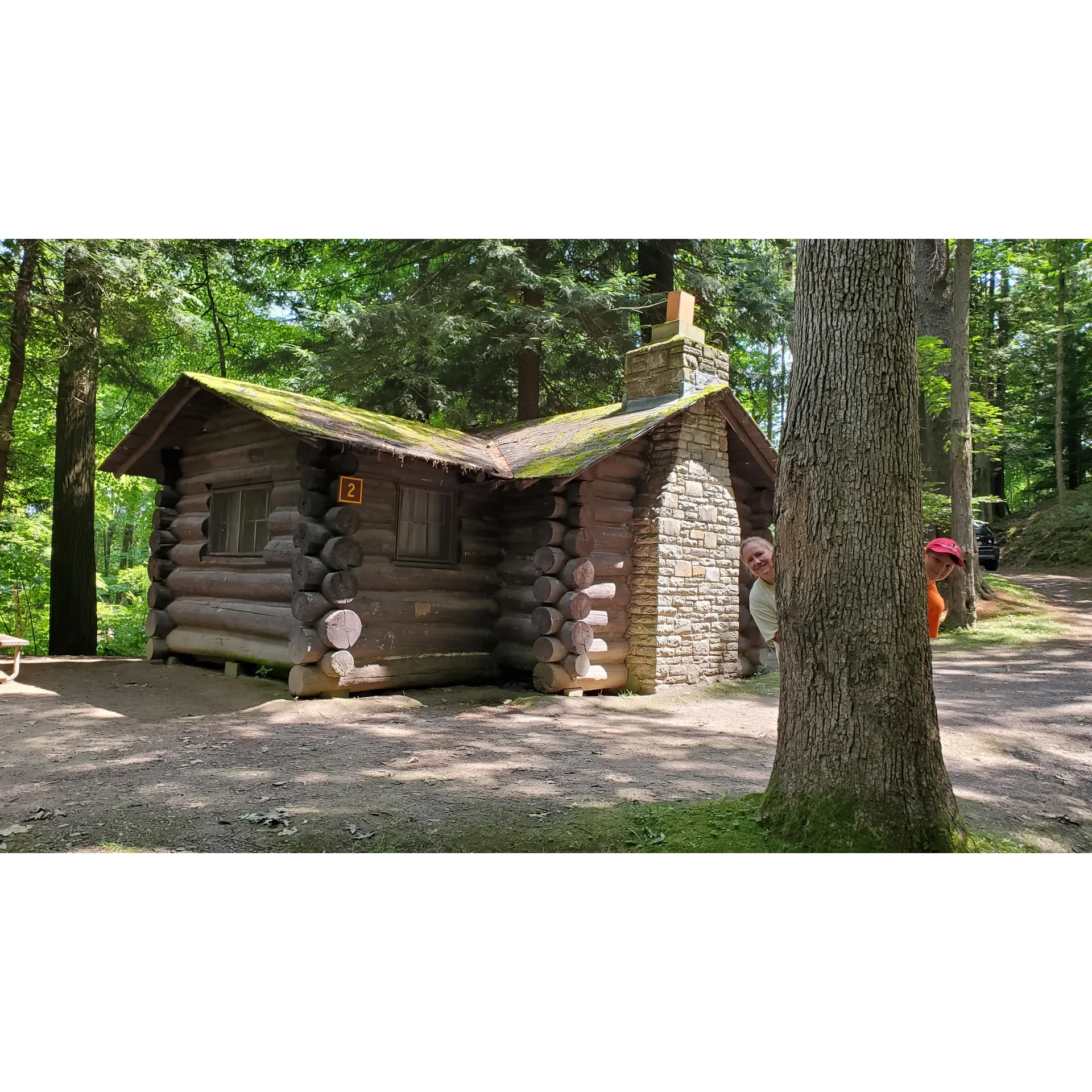 Letchworth D Cabins offers a serene retreat within the scenic environs of Letchworth Park, catering to those who appreciate privacy, simplicity, and the charm of rustic accommodations. Specifically, cabin D003 emerges as a quaint and cozy abode designed for two, perfect for couples or solo adventurers seeking a tranquil escape in the outdoors. Embracing the minimalist spirit of a "log cabin tent," this intimate lodging is equipped with essential amenities to ensure a comfortable and convenient stay, including electricity, ample outlets, a compact electric stove, refrigerator, and basic furnishings.

Guests can relish the easy access to the stunning natural wonders of the park while enjoying the comforts of their cabin, which comes with a small table, two wooden chairs, and snug cots for restful nights amidst the forest. The outdoor fire-ring invites visitors to gather and revel in the age-old tradition of fireside camaraderie under the stars.

Just a short stroll from the cabins, newly renovated and well-maintained restroom and shower facilities offer modern conveniences to complement the rustic experience. The attention to detail in these facilities, which are also ADA compliant, reflects a commitment to guest comfort and accessibility.

For those who cherish the allure of the great outdoors, Letchworth D Cabins promises a delightful backdrop with the ambient sounds of wildlife and sights like deer wandering nearby, setting the stage for an immersive natural getaway. Whether here to relish the nearby waterfalls, explore the hiking trails, or simply enjoy the simple outdoor life, guests will find the Letchworth D Cabins an idyllic base for their nature-filled adventures. Description by ChatGPT.