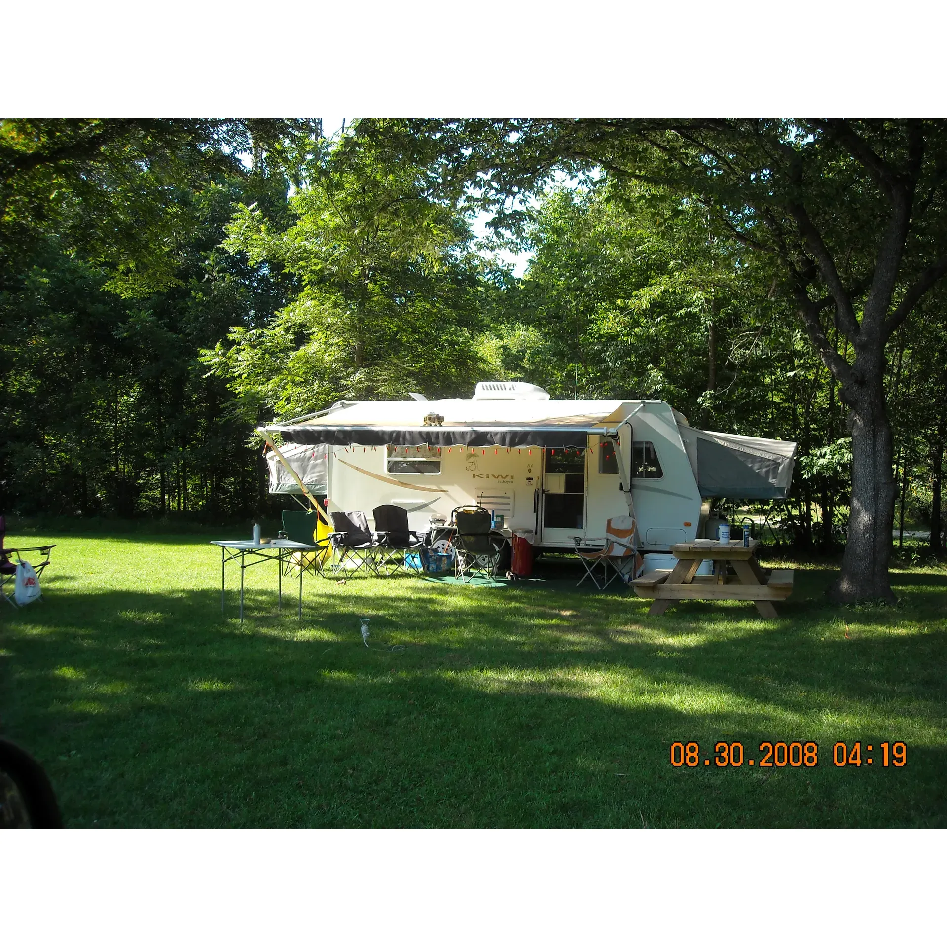 Under the Stars @ Chimney Rock Campground is an idyllic destination for both outdoor enthusiasts and those looking to unwind in nature's embrace. Located on the banks of a serene river and with breathtaking views of majestic bluffs, the campground is a favored yearly retreat for many visitors. With hands-on and accommodating owners, the experience of coordinating your stay is as pleasant as the environment itself.

Guests have commended the friendly and professional staff for their dedication to ensuring a relaxed atmosphere. Accommodations such as Cabin 2 offer spacious interiors and a sense of seclusion amidst the natural surroundings, ideal for those seeking privacy and comfort. The campground is also a haven for adventure seekers, allowing easy access to the river for kayaking and providing a picturesque landing spot where even the owner's family is known to lend a hand unasked.

The grounds are scattered with charming local fauna, including goats and miniature horses, adding to the picturesque quality of the campsite. Despite a quirky front desk experience, visitors are engrossed by the well-maintained facilities and the owners' commitment to preserving this enchanting slice of the wilderness.

For those aiming to decompress, the campground offers the perfect mix of relaxation and activity. Frequently visited for its communal and family-friendly atmosphere, guests revel in evenings spent around a campfire or embarking on refreshing float trips. Anglers will particularly appreciate the excellent trout fishing opportunities the location provides.

Under the Stars @ Chimney Rock Campground isn't just a name—it's an experience, as the night sky unveils a celestial panorama that astounds astronomers and dreamers alike. Diligence in the upkeep of the campgrounds assures a pleasing stay with amenities like tidy portable restroom facilities, reinforcing the owners' attention to detail.

Visitors not only plan their return before departing but are also eager to spread the word about this gem of a campground. With its combination of picturesque scenery, amiable service, and an array of outdoor activities, it’s a standout choice for anyone ready to forge lasting memories in the great outdoors. Description by ChatGPT.