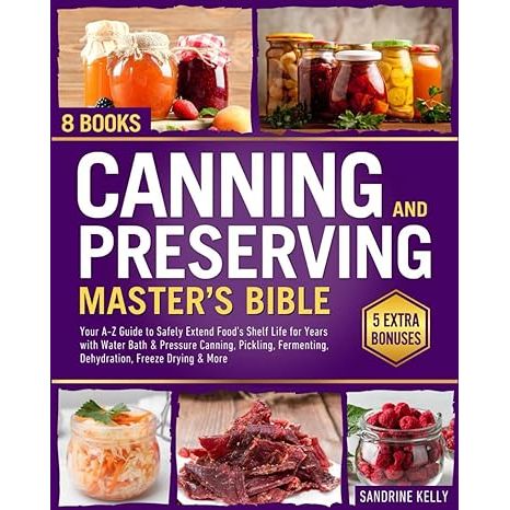 Unleash the secrets of enduring food preservation with The Canning & Preserving Master's Bible, your ultimate guide crafted by Sandrine Kelly, a maestro in the artisanal craft of food preservation. Delve into a treasure trove of time-honored techniques and innovative approaches tailored to secure the longevity and flavor of your favorite foods.