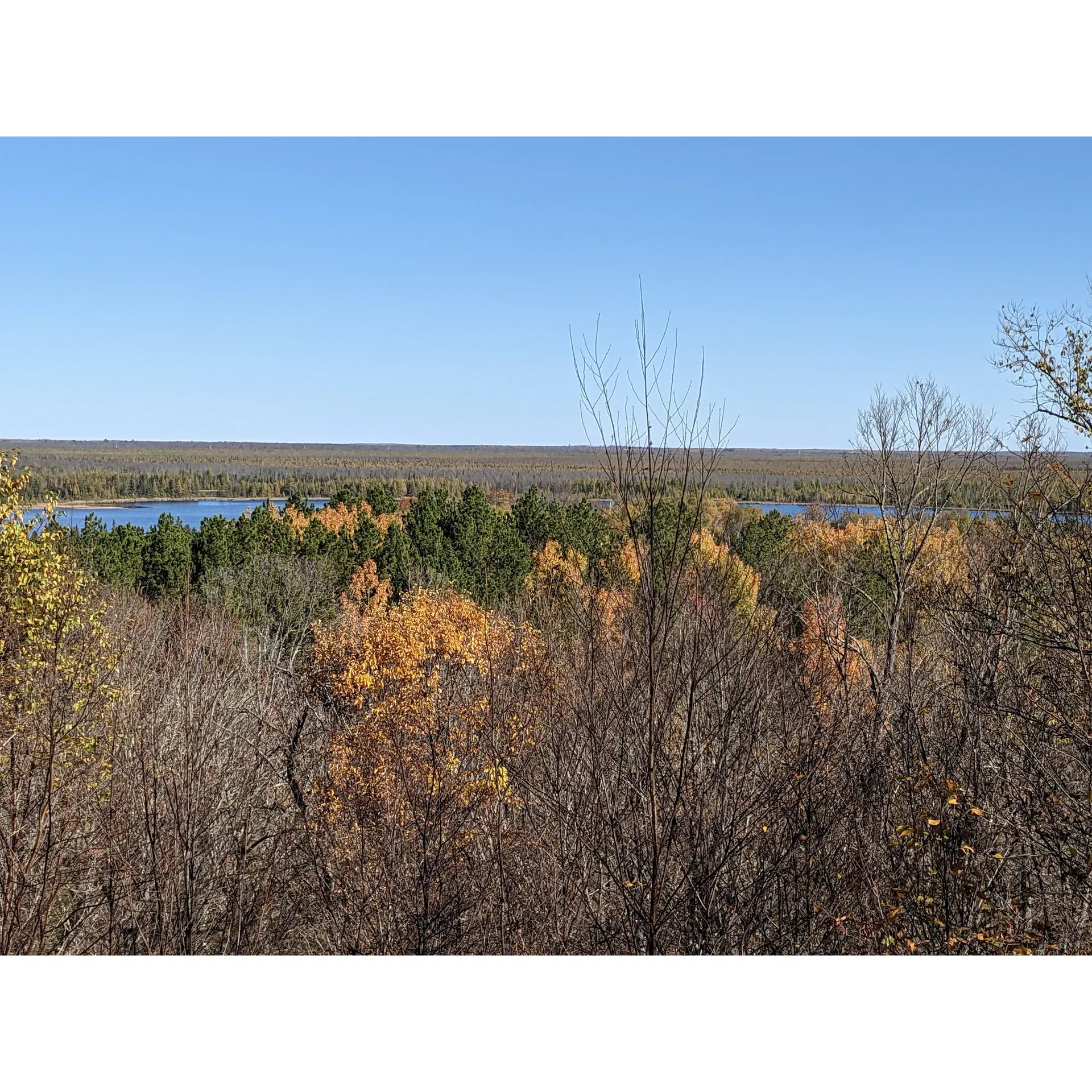 Savanna Portage State Park offers an idyllic retreat for nature enthusiasts and outdoor adventurers alike. With a reputation as one of Minnesota’s favorite state parks, it has earned its acclaim through breathtaking scenery, serene lakes, and excellent recreational opportunities.

Lose yourself in the tranquil beauty of the park, where an array of picturesque trails beckons hikers to explore the vibrant splendors of nature, whatever the season. During the fall, the landscape transforms into a canvas of stunning hues, with autumn leaves painting the trails in gorgeous shades of yellow and red, enhancing the beauty of the surrounding forests and crystalline lakes.

The park provides a medley of water activities, with quaint, secluded lakes that are perfect for a day of fishing or a peaceful paddle in non-motorized watercraft. Paddlers can enjoy uninterrupted time on the water, often sharing their adventures with the local wildlife, including playful otters, industrious beavers, and even the occasional muskrat.

Camping enthusiasts have a plethora of choices, ranging from electric sites that offer a touch of modern convenience to traditional non-electric sites for a more rustic experience. The group camp on the shores of Savanna Lake promises an unforgettable lakeside setting, perfect for larger gatherings or family outings.

As a destination renowned for its striking quietude, Savanna Portage State Park is truly a place where one can reconnect with nature and enjoy the vast pockets of silence, accompanied only by the distant call of trumpet swans or the rustling of wildlife through the leaves.

Whether it’s the breathtaking vistas, the thrill of spotting local wildlife, or the satisfaction of a day spent exploring the great outdoors, the park promises a picturesque escape with memories to be made around every bend in the trail or gentle ripple on the lake. With its undeniable charm and array of natural wonders, Sav claims its position as a hidden gem within Minnesota's abundant wilderness. Description by ChatGPT.