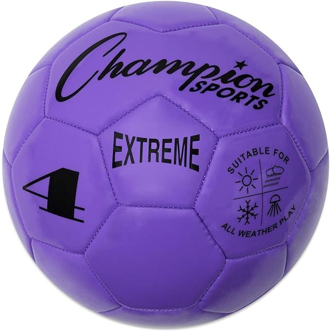 The Champion Sports Extreme Series Soccer Ball is a high-quality, durable soccer ball designed for intense gameplay. It is constructed with a tough outer cover that is made to withstand rough play and harsh weather conditions.