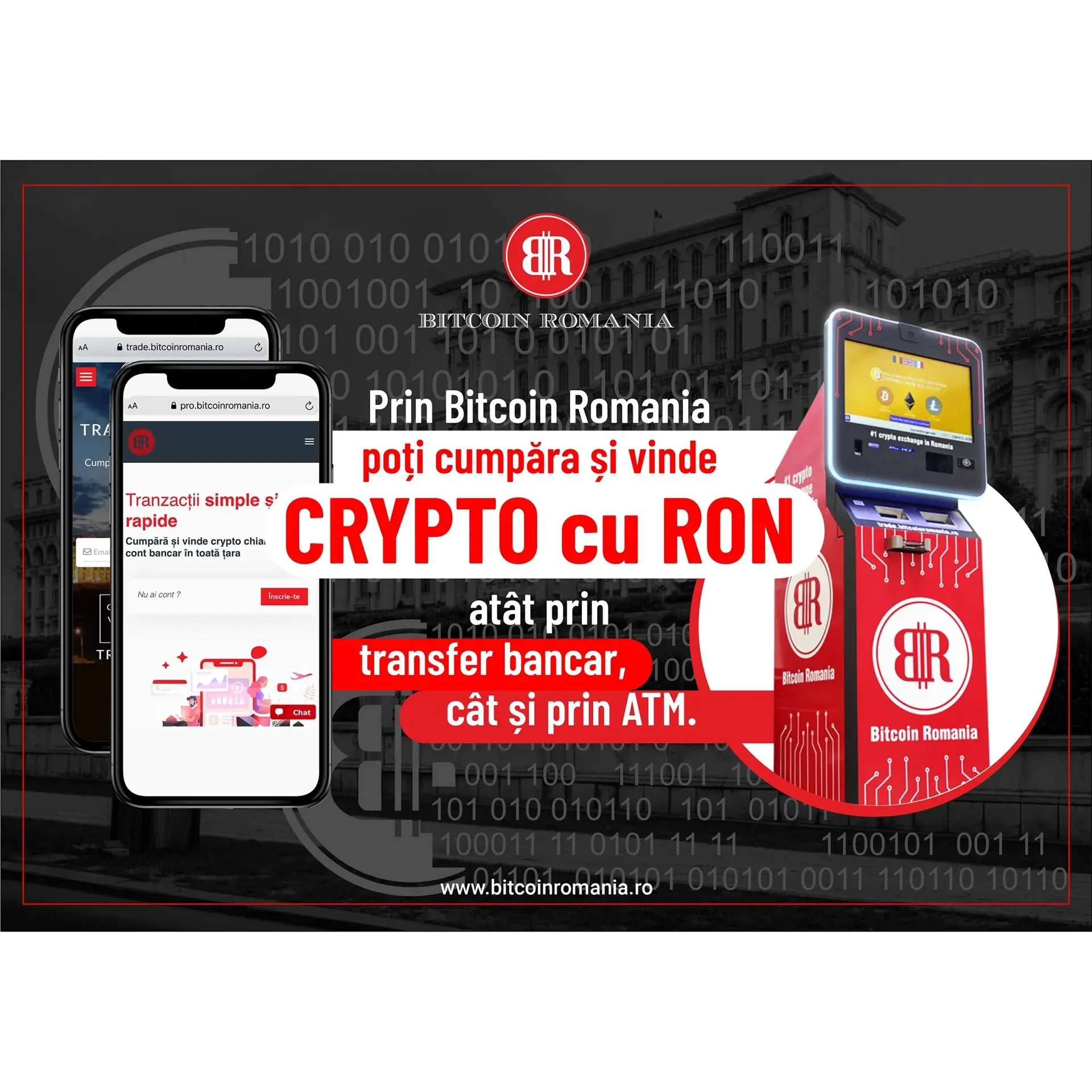 ATM Bitcoin Romania - Carrefour (Shopping City) is a convenient and easily accessible bitcoin ATM located at Bulevardul 1 Decembrie 1918 242, Târgu Mureș 540529, Romania. The ATM is situated within the Carrefour shopping center, making it a convenient option for shoppers looking to buy or sell bitcoins.

This bitcoin ATM offers users the ability to purchase bitcoins using cash or sell bitcoins for cash. The process is simple and straightforward, allowing individuals to quickly and easily exchange fiat currency for digital currency, or vice versa. The ATM is operational during Carrefour's business hours, providing customers with a convenient and efficient way to access the world of cryptocurrency.

Whether you are a seasoned bitcoin investor or new to the world of cryptocurrency, ATM Bitcoin Romania - Carrefour (Shopping City) offers a user-friendly experience for buying and selling bitcoins. The ATM provides a safe and secure method for conducting transactions, giving customers peace of mind when dealing with digital assets in a physical location. Description by ChatGPT.