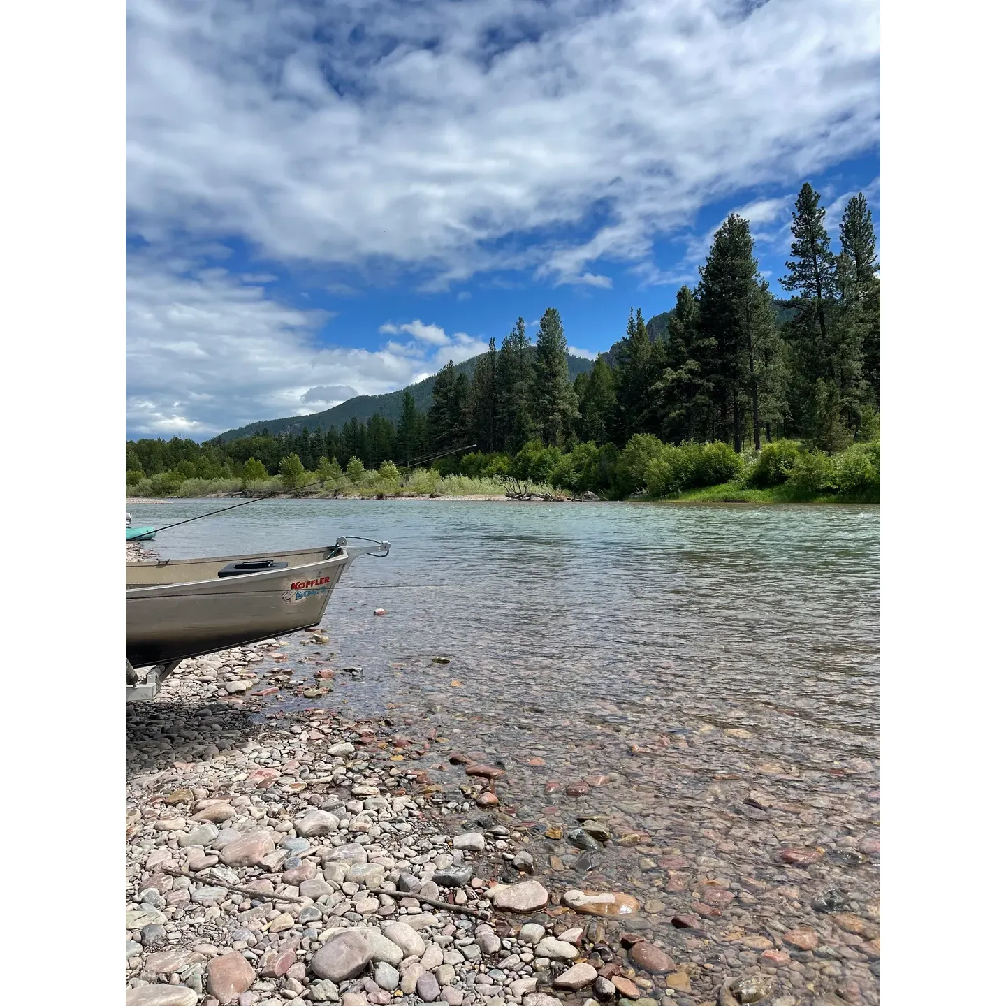 Russell Gates Memorial Campground offers a serene and picturesque retreat for outdoor enthusiasts longing for a genuine riverside experience. Ideally situated along the majestic Blackfoot River, this campground is a haven for visitors looking to immerse themselves in the tranquility of nature. It's a perfect spot for those wishing to enjoy the simple pleasures of outdoor living with the convenience of first-come, first-served campsites and a self-pay station that facilitates a hassle-free arrival.

With its prime location right on the riverbank, guests are afforded the unique opportunity to camp within feet of the gently flowing waters, making it an ideal spot for anglers or anyone looking to relax to the soothing sounds of the river. Additionally, the availability of open skies makes it a wonderful location for those utilizing satellite services such as Starlink, ensuring connectivity even amidst the embrace of nature.

The campground's rustic charm is perfect for tenting enthusiasts and those with small campers. Even visitors with larger RVs, such as a 36' fifth wheel and Class A motorhomes, find the site accessible and accommodating, dispelling any concerns about fitting into this idyllic setting.

While the roots of the campground are simple and unadorned with services, they are rich with recreational possibilities — especially for rafting adventurers seeking convenient access to the Blackfoot's wide and inviting waters. Additionally, guests are encouraged to share the space in a communal spirit, especially with river rafters looking for a resting point along their journey.

Overall, the appeal of the Russell Gates Memorial Campground lies in its ability to offer guests a direct connection with nature, outstanding river access, and a peaceful atmosphere to unwind or embark on their next river adventure. Description by ChatGPT.