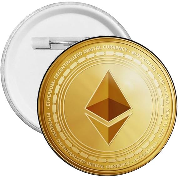 Flag of Ethereum Express Your Unique Style with Our Fashionable Round Badges image