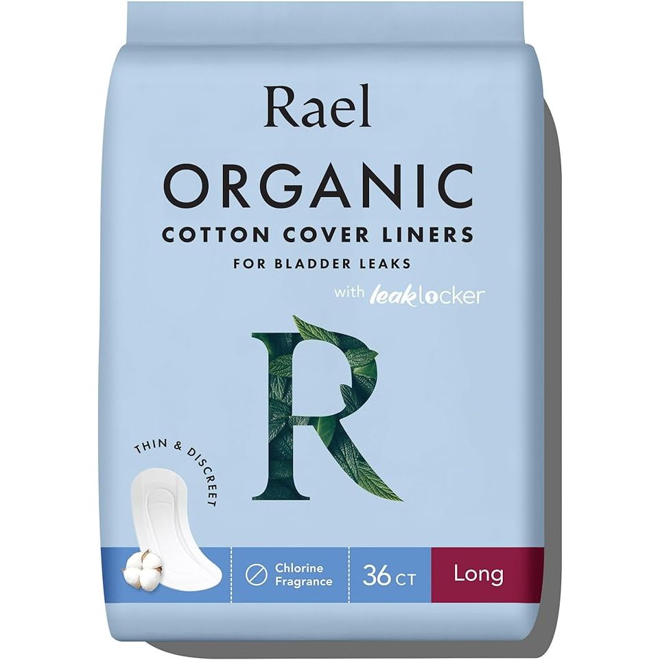 Rael Incontinence Liners for Women are an essential postpartum product designed for bladder leak control. These liners are made with an organic cotton cover for a comfortable and gentle feel against the skin. They feature a 4 layer core with Leak Guard Technology to provide maximum absorbency and protection.