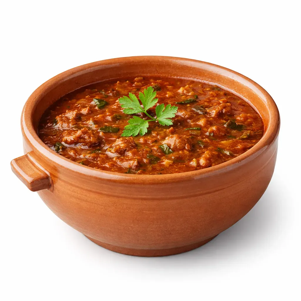 A hearty Croatian dish made with three types of meat, rich flavors, and slow-cooked to perfection, perfect for warming up on colder days.