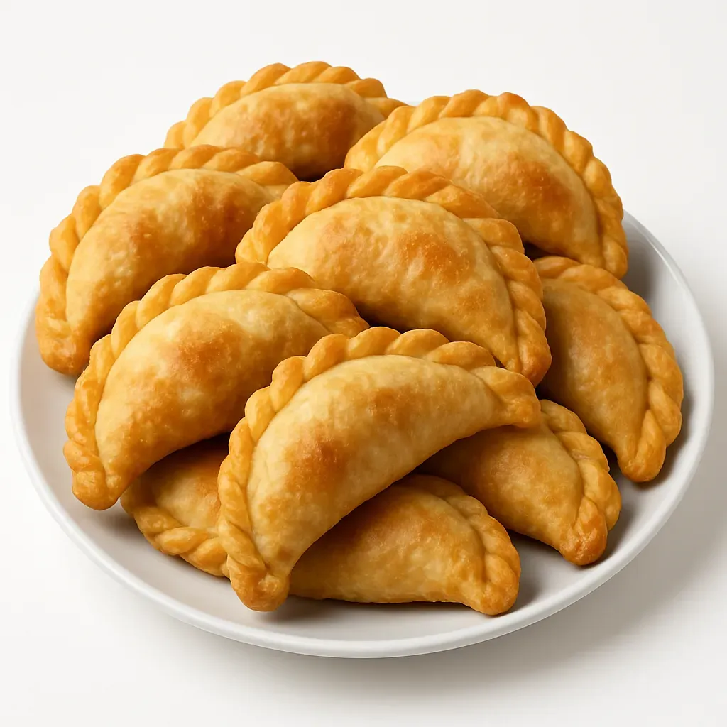 Traditional Tucuman Empanadas are a savory Argentine pastry filled with a delicious mixture of seasoned ground beef, onions, and spices, encased in a buttery, flaky dough. These empanadas are famous for their rich flavor and crispy texture, making them a beloved snack or meal throughout the region.