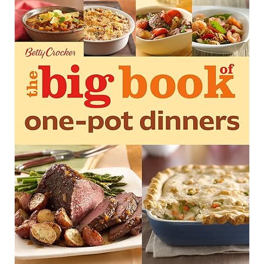Simplify your culinary routine with The Big Book of One-Pot Dinners from the trusted kitchen of Betty Crocker, where mouthwatering meals come together in a single vessel for ultimate convenience. Featuring an extensive catalog of one-pot wonders—from soothing soups and hearty stews to bubbling casseroles and savory pasta creations—this essential cookbook empowers you to whip up delectable dinners without the hassle of multi-pot chaos. Revel in the ease of cooking and savor the joy of effortless cleanup.

Novice and experienced chefs alike will appreciate the user-friendly guidance provided in each recipe, expertly crafted to guarantee a hassle-free journey to satisfying flavors regardless of your kitchen savvy. Are your weeknights a rush against time, or do you need to impress a hungry crowd? Trust the pages of The Big Book of One-Pot Dinners to offer a perfect array of options, poised to elevate any dining occasion with minimal time spent at the stove—and sink!

Equipped with an arsenal of culinary shortcuts and professional insights, The Big Book of One-Pot Dinners is far more than a recipe source—it's a lifestyle enhancer. Indulge in beloved classics, explore global palate pleasers, and embrace the art of economical one-pot cooking. Let Betty Crocker transform your weekday meal prep into a simplified, flavor-packed experience that will make this coveted cookbook a cherished addition to your kitchen library.