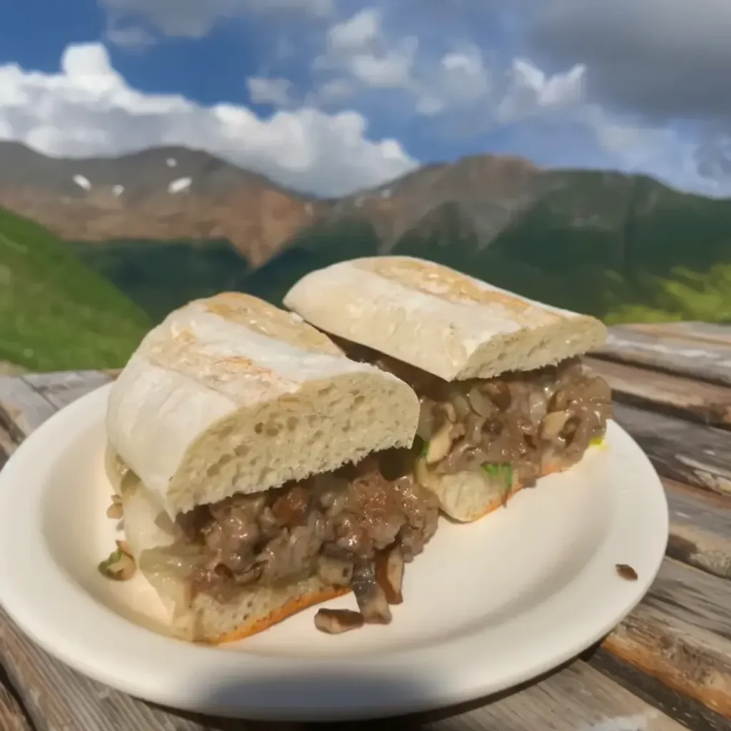 Chopped Steak Sandwich image