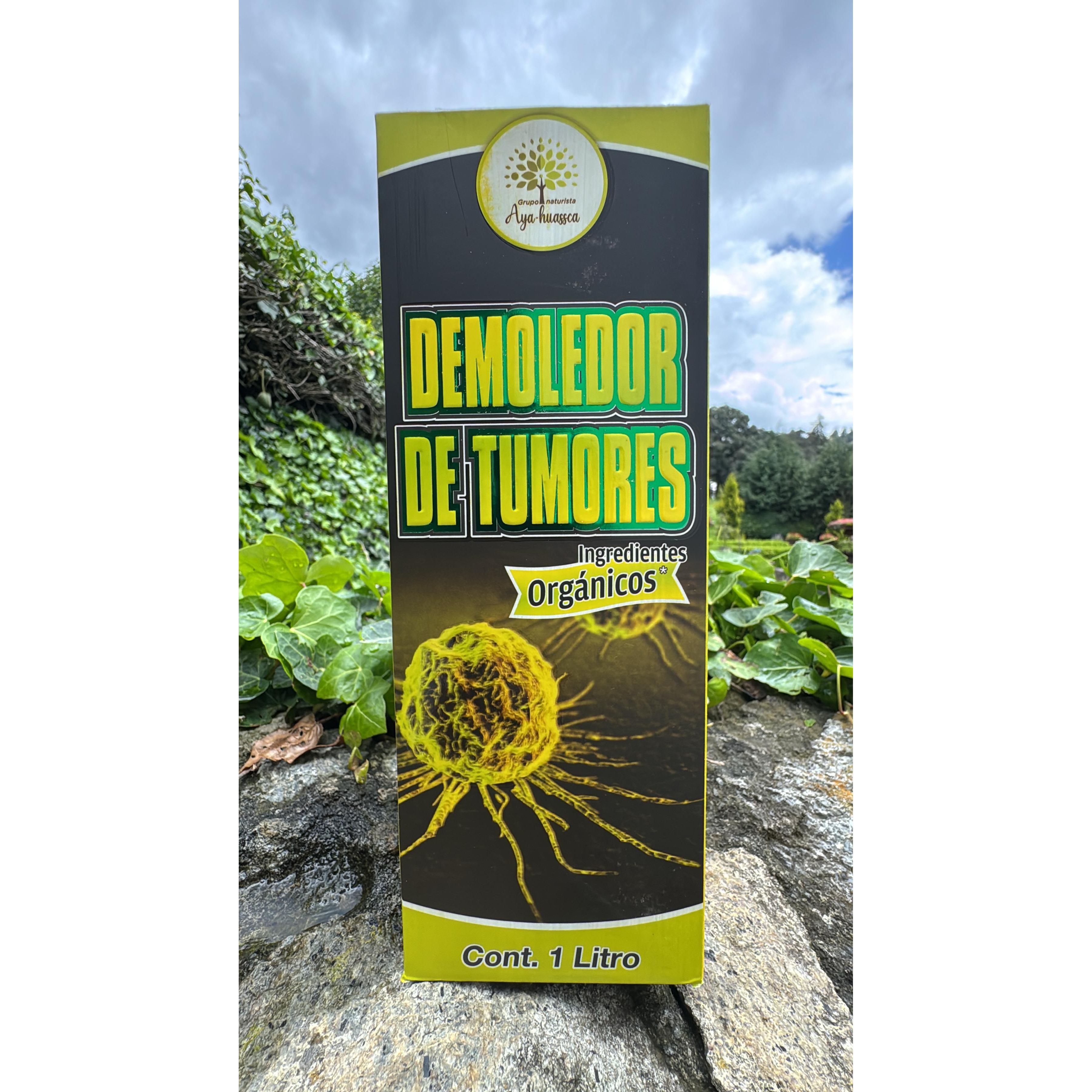 TONIC TO DEMOLISH TUMORS POWERFUL AND 100% ORGANIC FORMULA TO STRENGTHEN YOUR HEALTH FROM THE ROOT. HIGH-IMPACT ORGANIC INGREDIENTS: Turmeric - Natural anti-inflammatory and anti-cancer. Cancerlin - Traditionally used as an aid against tumors. Soursop - Potent inhibitor of malignant cells. Broccoli - Rich in sulforaphane, fights cell mutations.