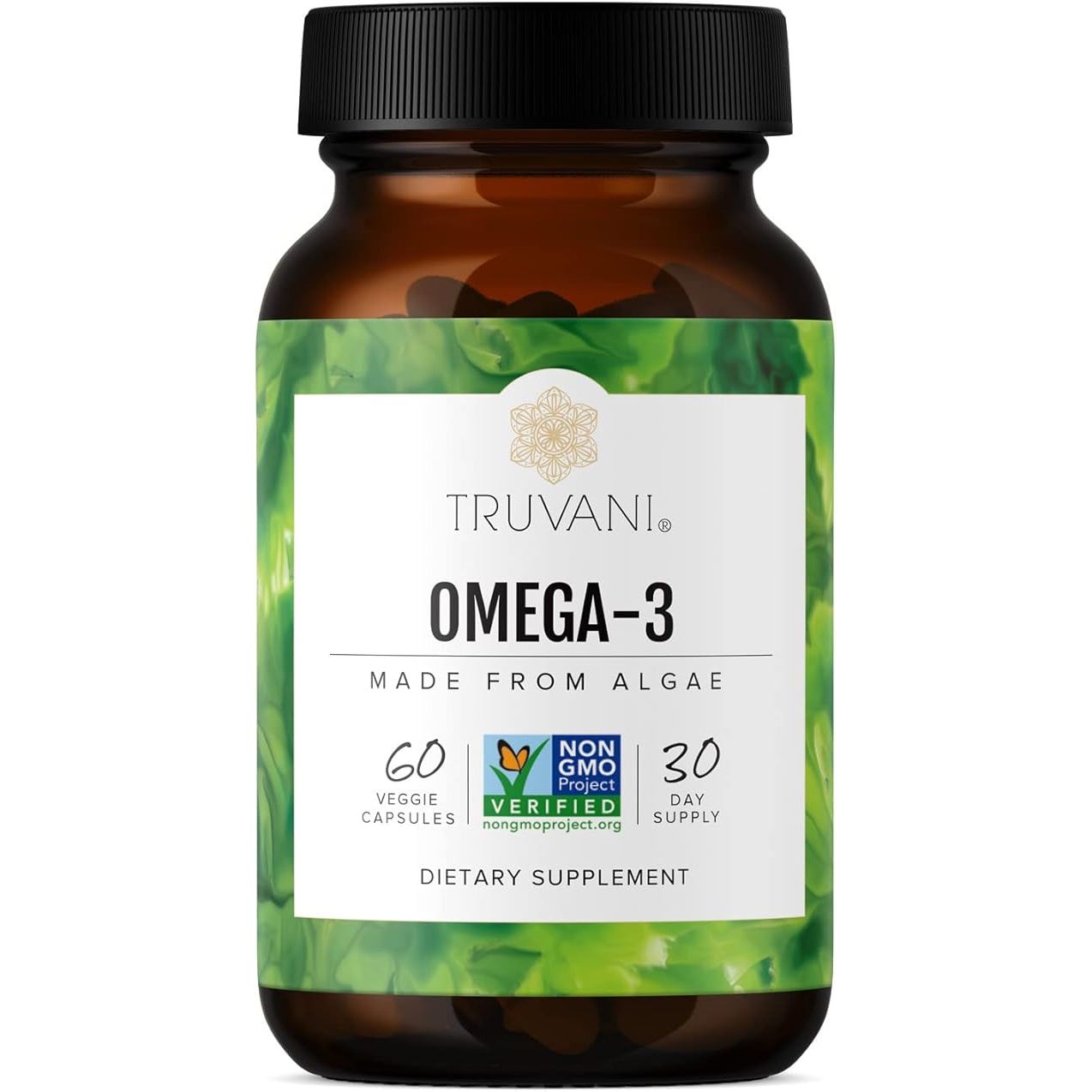 Truvani Algae Omega-3 is a plant-based supplement that provides essential fatty acids, specifically DHA, to support overall health. DHA is a crucial nutrient for joint, immune, heart, skin, and brain health, making it a versatile and beneficial addition to any diet.