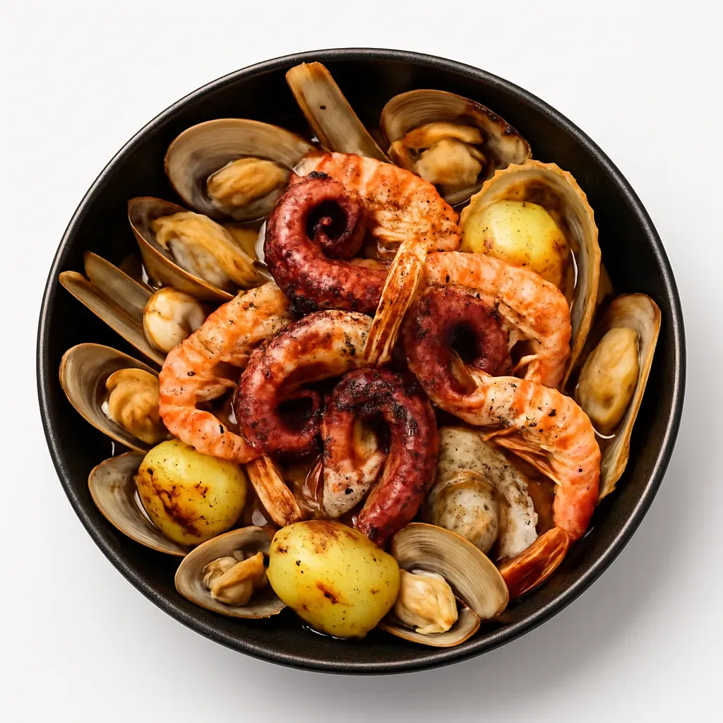 An authentic and hearty seafood stew from the Patagonian coast, showcasing the rich flavors and fresh seafood of Argentina.