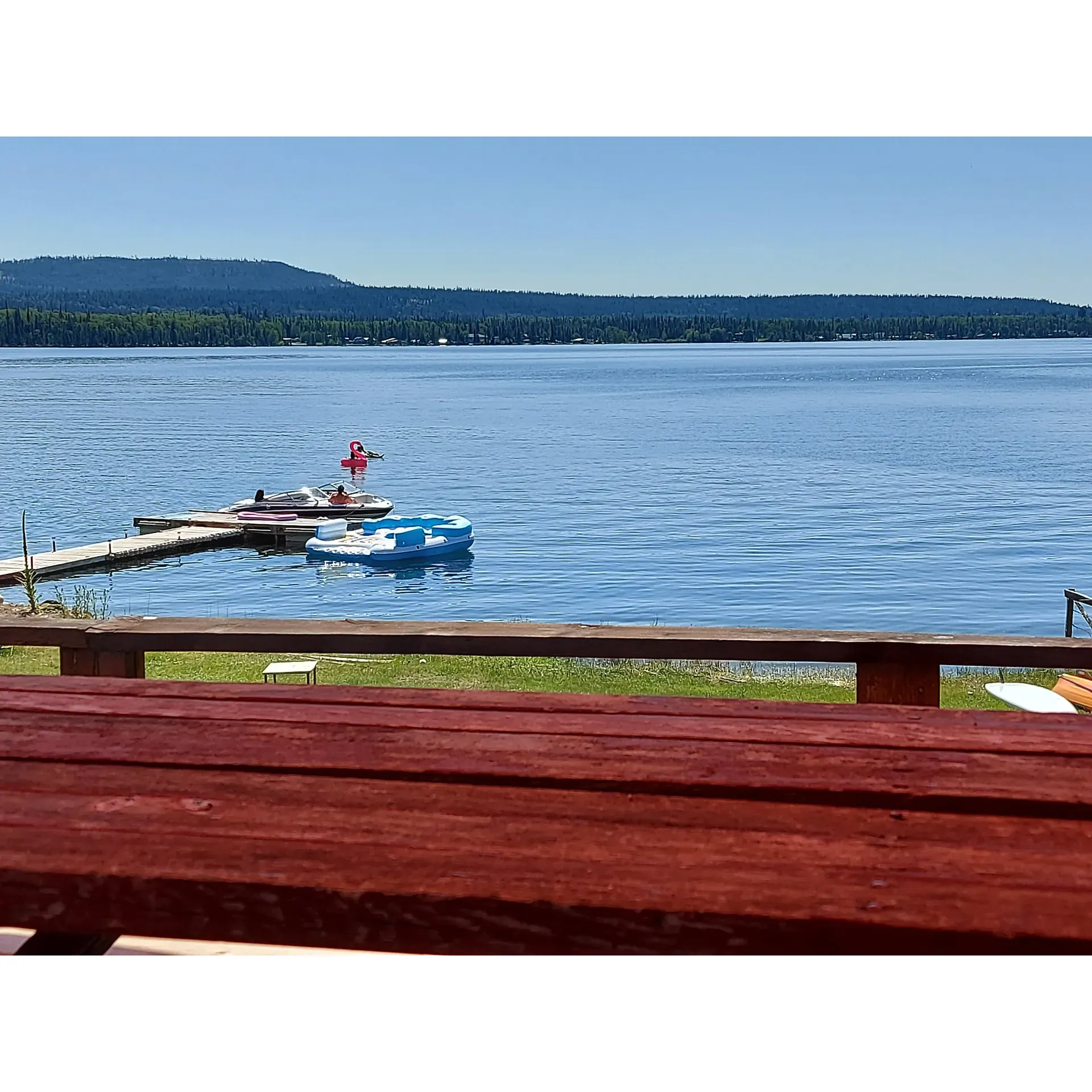 Green Lake Provincial Park is a splendid outdoor destination that offers a serene escape for nature lovers and adventure seekers alike. Visitors relish the expansive green spaces that serve as perfect gathering spots for families and friends, creating a memorable ambiance for social activities and relaxation. Anglers find the park’s river banks to be a prime spot for salmon fishing, with many boasting about reaching their daily limits with an impressive catch.

The park boasts several campsites with panoramic views of the lake or river, providing an idyllic backdrop to an array of water activities. The well-maintained washrooms reflect the park's commitment to cleanliness and management excellence. Among the available amenities, eight sites offer the convenience of 30 amp power for those in need of electricity.

For swimming enthusiasts, Green Lake presents a pristine beach that is well-suited for a refreshing dip. Even with its cool waters, visitors enjoy the crystal clarity that invites exploration with a kayak, revealing the shimmering lake bottom beneath. The indulgence in beautiful sunsets and captivating photography opportunities, especially during the extended daylight hours of summer, is a highlight for many campers.

The park is celebrated for its tranquil Sunset beach campgrounds, where peace and the picturesque setting of sun meets water create a visually enchanting experience. Large trees dotting the landscape provide a canopy of shade, much appreciated by guests seeking respite from the warmth of the sun.

Not only does the park offer a vibrant natural setting with abundant wildlife, but the presence of clean pit toilets with sanitizer caters to the comforts of its visitors. While the park's evening coolness is notable, it offers a fresh and lush alternative to the arid regions nearby, and it is well prepared for the savvy camper bringing along heaters and sleeping bags for added coziness.

Connectivity is not an issue for those looking to stay in touch with the outside world, as the park has a fair amount of cellular signal. Dog-friendly areas ensure that pet owners can also enjoy their stay with their furry companions in tow.

The boat launch near Sunset View campground provides boaters with easy lake access for those who choose to bring their own boats. Additionally, children find joy in the playground facilities, which are nearly as cherished as the beach and lake experiences.

For those arriving, it's recommended to be mindful of choosing the correct turnoff to the campground of choice, considering the lake does not have a connecting road around it. Yet, the journey rewards with level campsites, no services for uninterrupted nature immersion, and the tranquil atmosphere that many seek for a perfect outdoor retreat.

In the heart of Green Lake Provincial Park, visitors are treated to a harmonious blend of leisure and nature, where the lush surroundings, wildlife encounters, and a plethora of recreational activities combine to create an enchanting and unforgettable park experience. Description by ChatGPT.