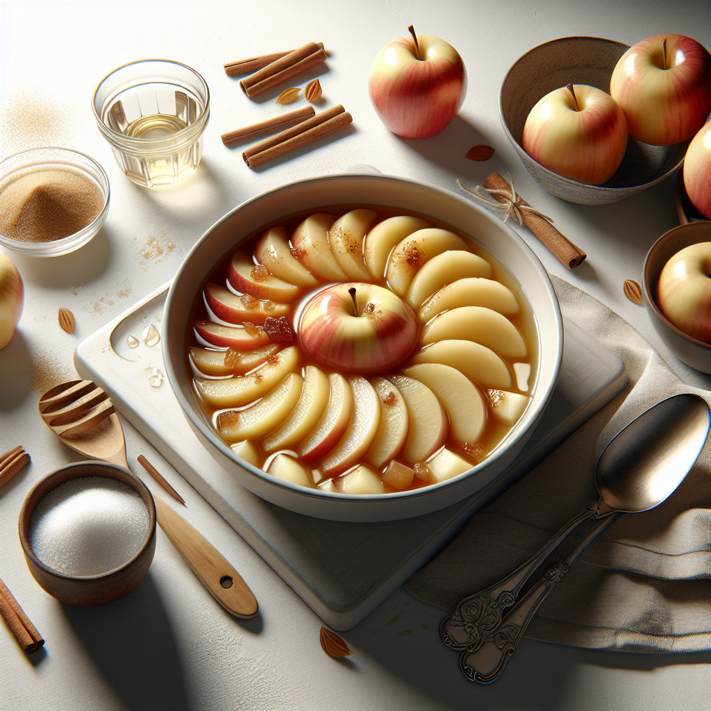 Apfelkompott, also known as stewed apples, is a classic German dessert, often enjoyed as a comforting treat during the colder months. The apples are peeled, sliced, and gently simmered with sugar, cinnamon, and a touch of lemon juice to enhance their natural sweetness.