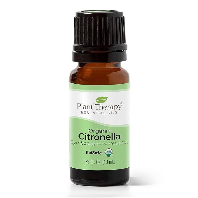 Plant Therapy Citronella Organic Essential Oil is a 100% pure and USDA certified organic oil that is free from any additives or synthetic ingredients. This oil is undiluted and natural, making it a safe and effective choice for aromatherapy and therapeutic use.