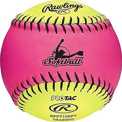 The Rawlings Fastpitch Training Softball is specifically designed for players aged 8 and up, with a 10-inch size that is ideal for fastpitch training. It features a Soft Poly-Core center that provides a softer feel, making it perfect for practicing pitching and hitting drills.