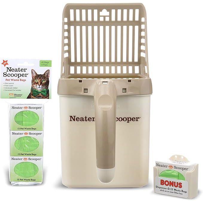 Neater Pet Brands is a company that specializes in creating innovative pet care products, with a focus on making pet care easier and more convenient for pet owners. One of their popular products is the Neater Scooper Mess-Free Cat Litter Scoop.