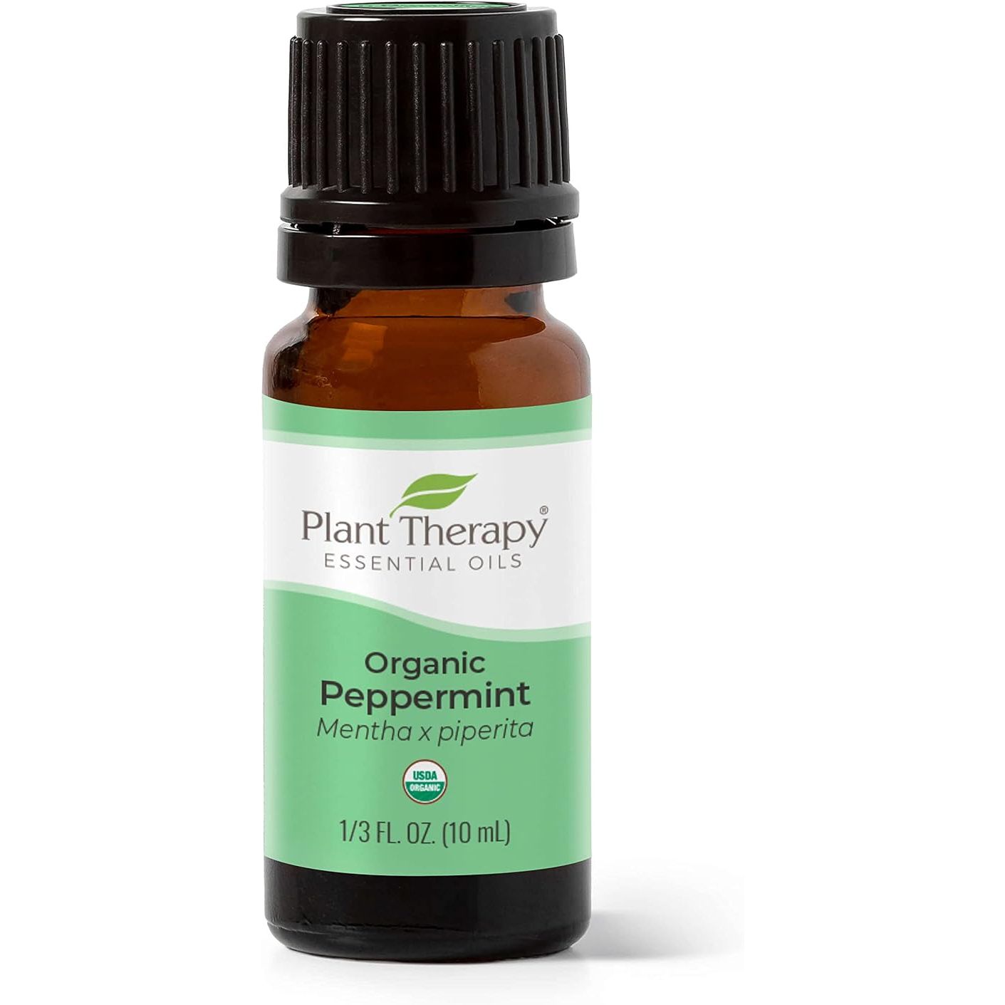 Plant Therapy Organic Peppermint Essential Oil is a 100% pure and USDA certified organic product that is undiluted and free from any synthetic chemicals or additives. This essential oil is sourced from the Mentha piperita plant and is known for its invigorating and refreshing properties.