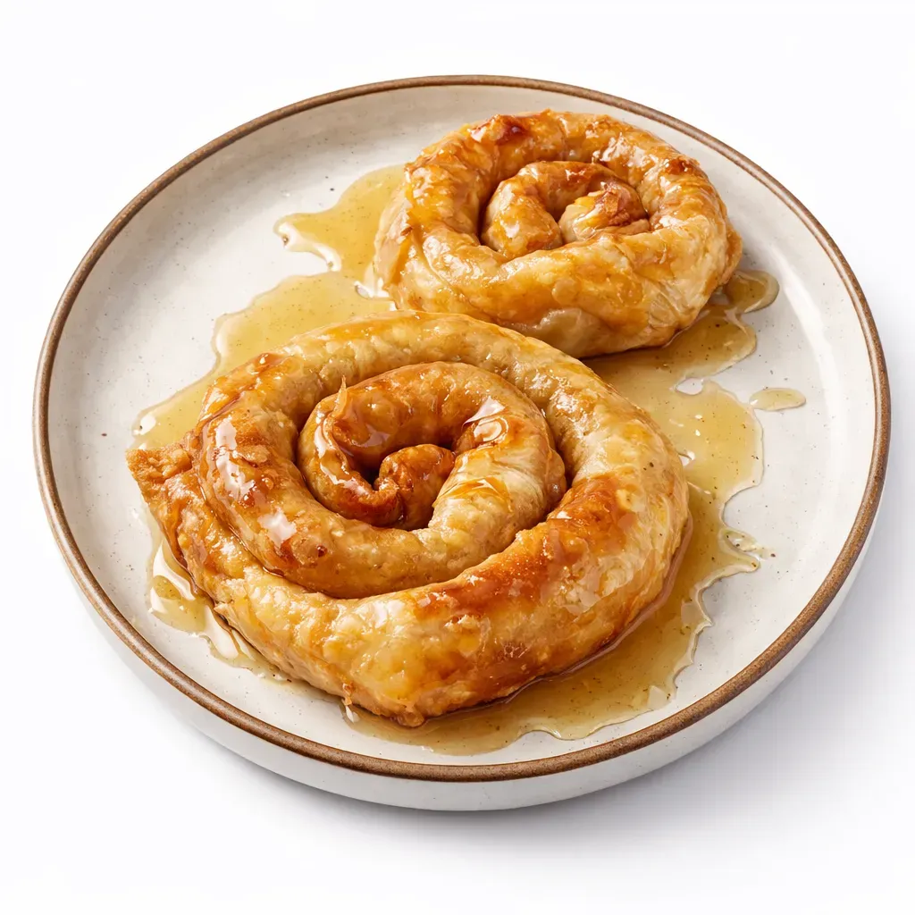 Delightful traditional cheese pies from Crete, perfect as a snack or appetizer, usually served with honey, walnuts, and sesame seeds.