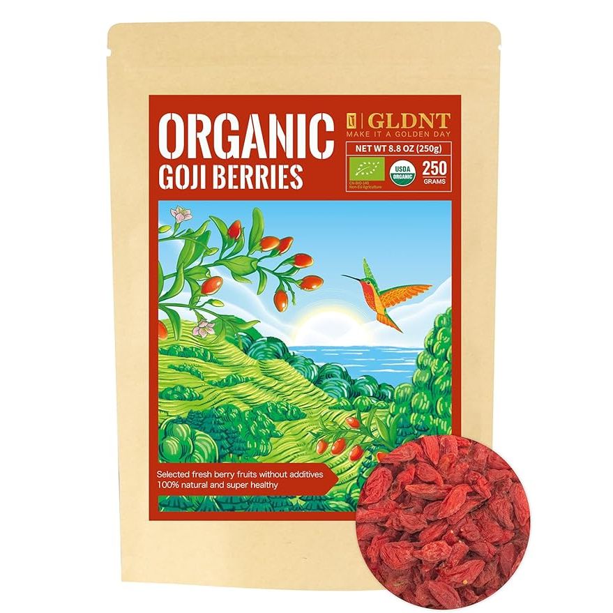 Indulge in the natural and healthy goodness of our USDA Certified Organic Goji Berries. Hand-picked for their fresh and tangy flavor, these berries are packed with antioxidants, vitamins, and minerals. Enjoy them as a sweet and tart snack or add them to a variety of dishes for a boost of nutrition.