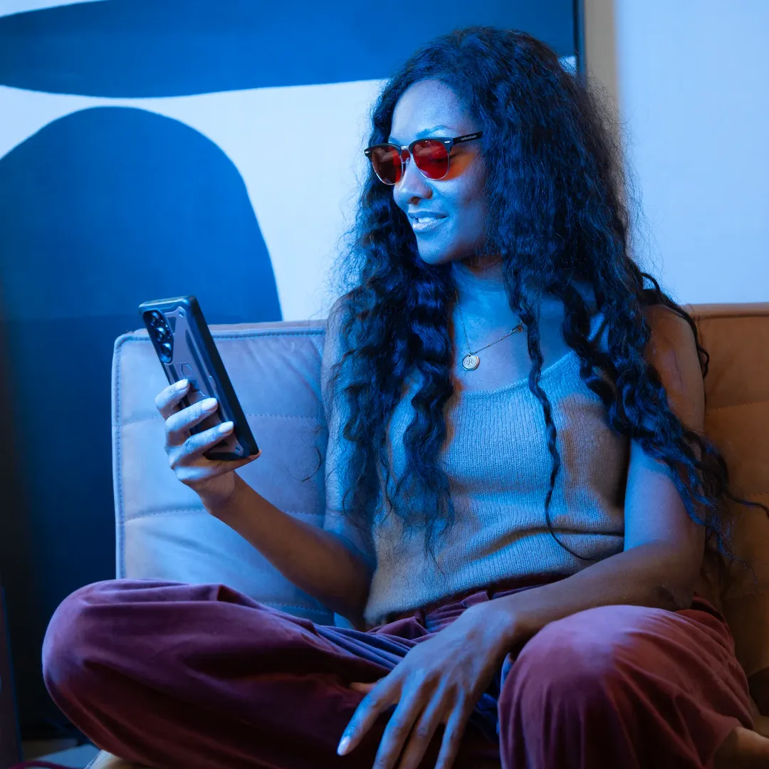 Enhanced Sleep Quality: 
By wearing these glasses in the evening, you can maintain natural melatonin production, leading to more restful and restorative sleep. 