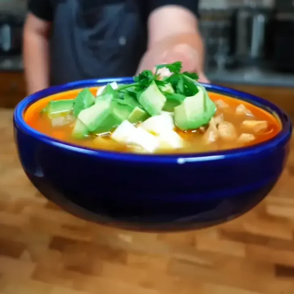 Caldo Tlalpeño (Mexican Chicken and Vegetable Soup) image