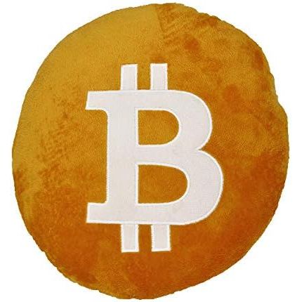 The Embroidered Round Stuffed Plush Crypto Pillow by BlockCraft.Shop BTC Plush Pillow is a comfortable and unique pillow that features a design based on the popular cryptocurrency Bitcoin. The pillow is made of high-quality materials and is filled with soft stuffing, making it perfect for cuddling or decoration.