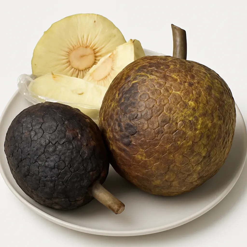 Experience a taste of the Caribbean with this authentic Jamaican roasted breadfruit recipe, traditionally cooked over an open fire for a smoky flavor that pairs perfectly with various dishes.