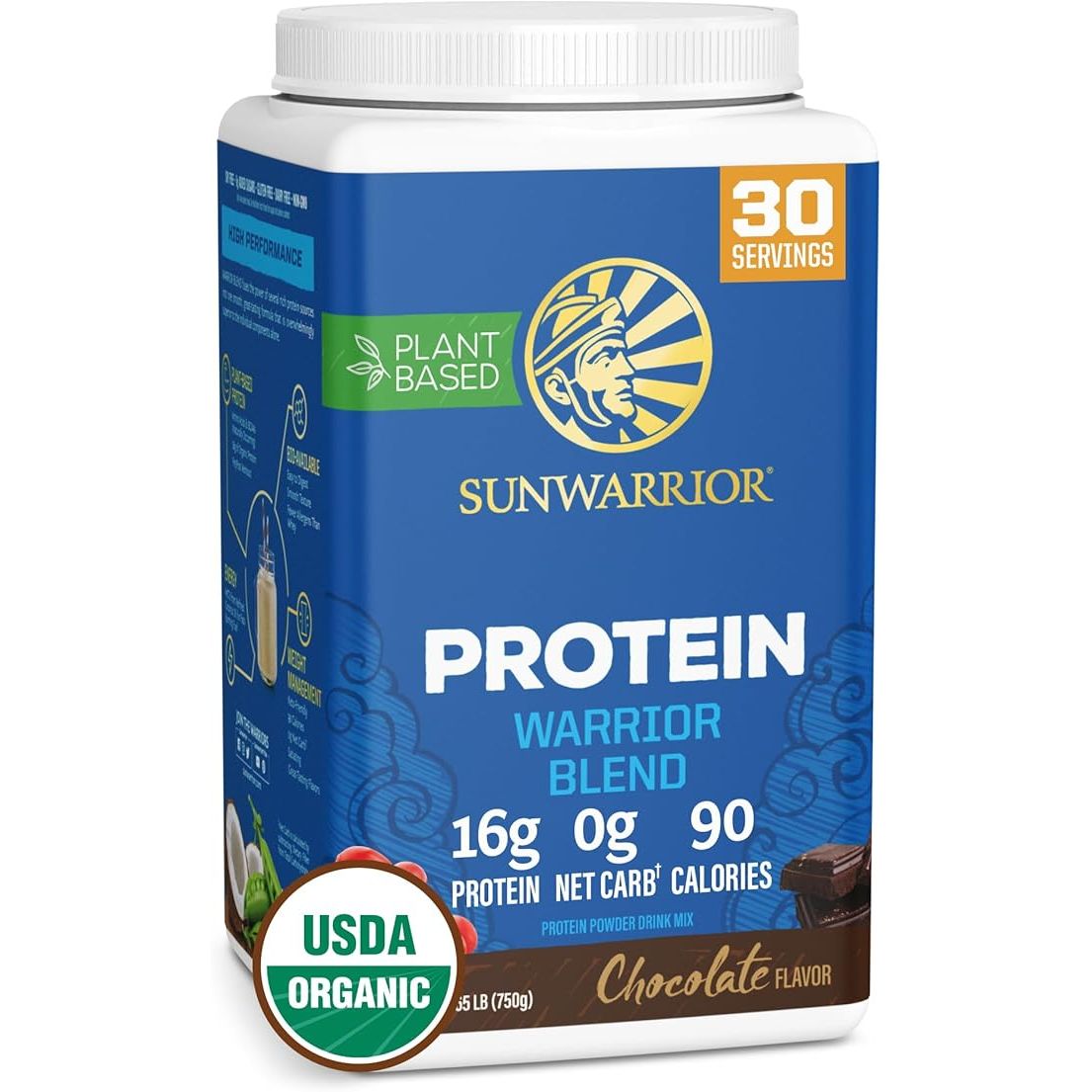 Sunwarrior's Warrior Blend is a vegan organic protein powder that is plant-based and free from common allergens such as soy, dairy, and gluten. It is made with a blend of pea, hemp, and goji berry proteins, providing a complete amino acid profile essential for muscle recovery and growth.