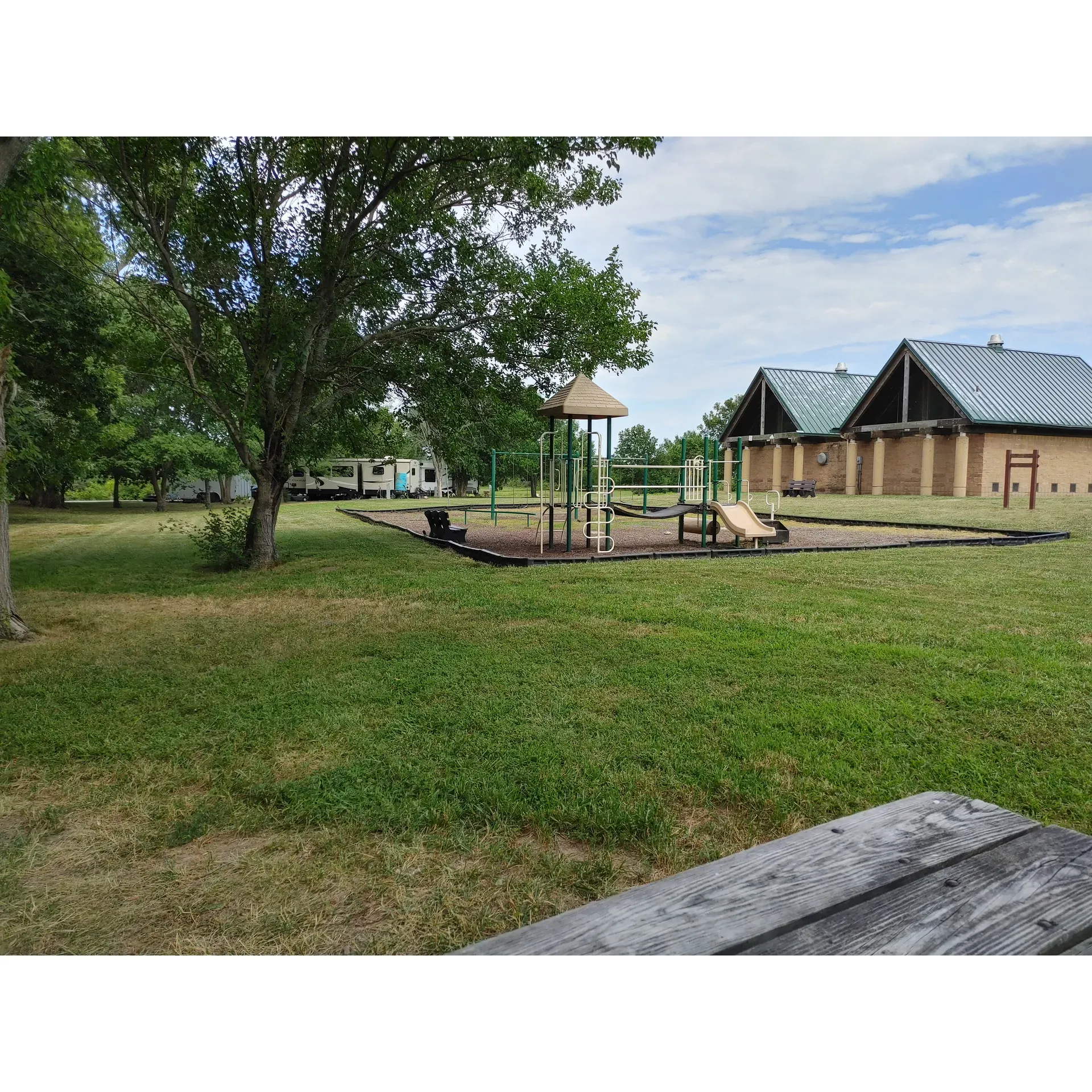 Crappie Cove Campground is an exceptional outdoor retreat that provides a harmonious balance of recreational activities and serene nature experiences for both children and adults. Visitors can immerse themselves in joy at the picturesque swimming beach or let loose at the vibrant playgrounds dotting the landscape. The area is renowned for its beautiful, well-kept grounds, making it the prime choice for those seeking to indulge in hammock camping among welcoming and respectful fellow camping enthusiasts.

The thoughtfully arranged campsites are easily navigable, ensuring a hassle-free setup for adventurers. There's an appeal for those who prefer more conventional camping with the accessibility of full RV hookups, as well as for those who enjoy a deeper connection with nature, thanks to the primitive camping areas that guarantee a more personal encounter with the outdoors.

A hallmark of Crappie Cove Campground is its consistently well-maintained and proximate bathroom facilities which are appreciated for their convenience. In addition, the campground provides immediate lake access, creating the perfect setting for an array of water-related activities.

For families and outdoor lovers, the range of amenities and leisure options is impressive. From disk golf and fishing to horse trails and hiking, there is no shortage of ways to make lasting memories. Moreover, the sense of security and cleanliness is ever-present, ensuring a worry-free escape. With such diverse offerings and a promise of a gratifying experience, it's little wonder that many choose to revisit Crappie Cove Campground time and time again. Description by ChatGPT.