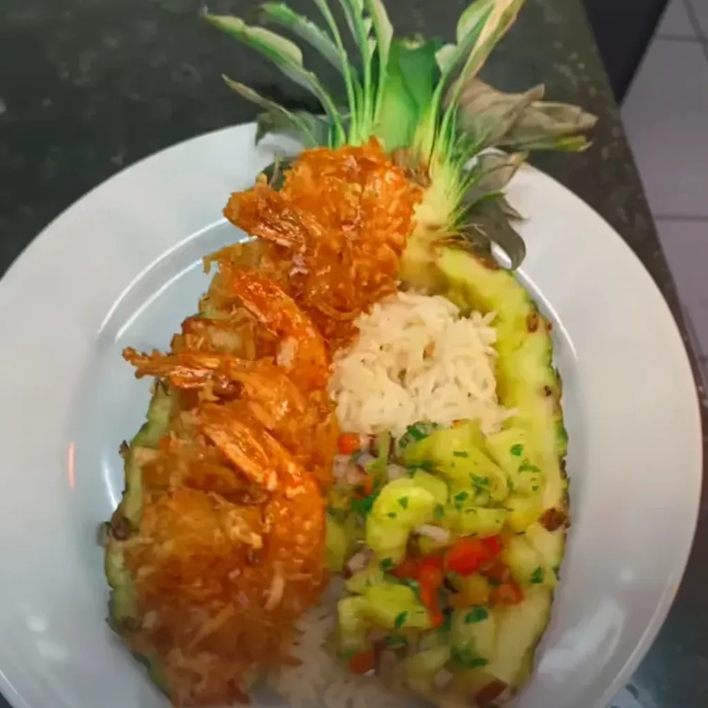 Crunchy Coconut Shrimp with Mango Salsa image
