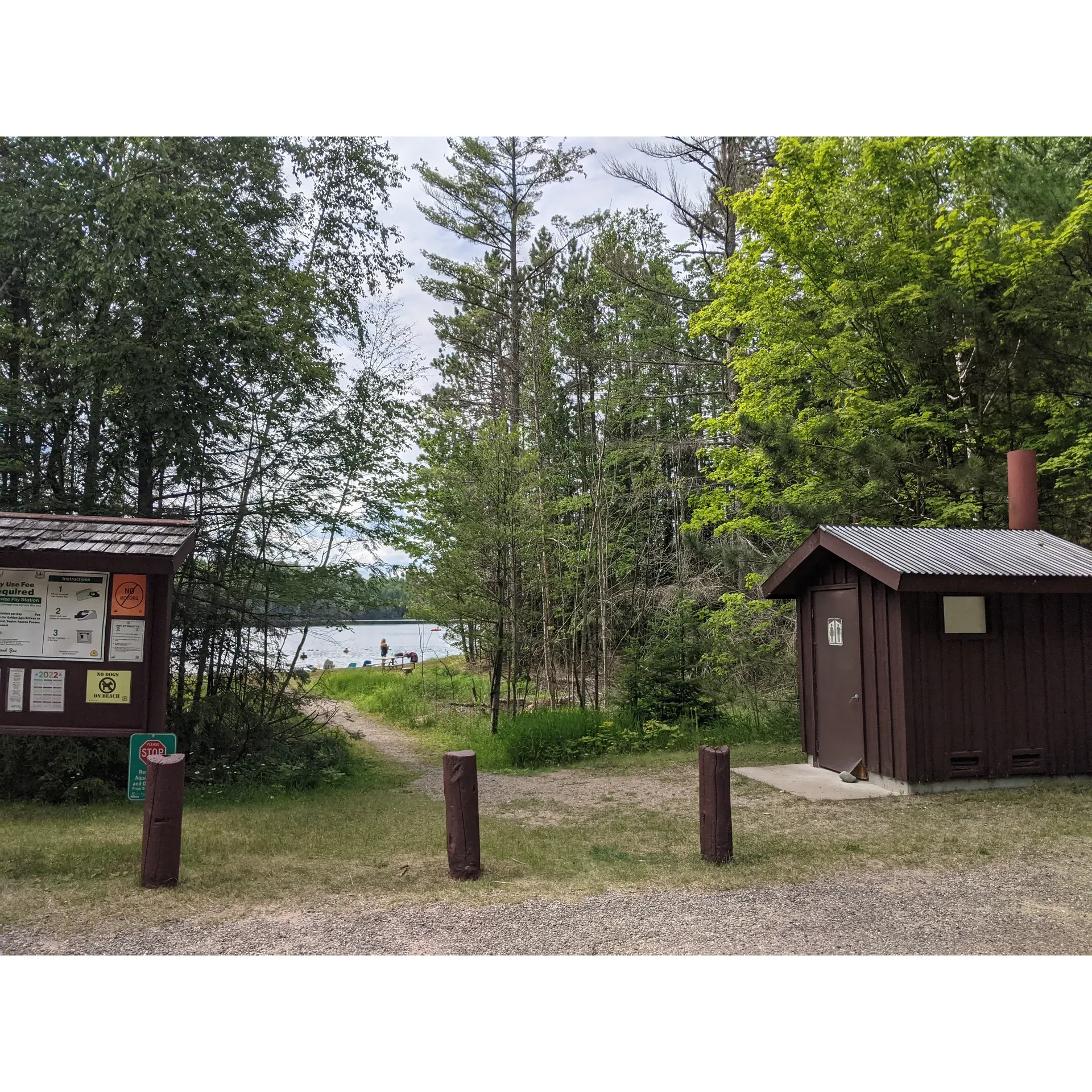 Discover the serene beauty of Luna - White Deer Lake Campground, an idyllic retreat set amidst the pristine backdrop of two peaceful lakes, ideal for kayaking and light boating due to the respectful motor restrictions. Embrace the crystal-clear waters, home to loons and abundant with fish, providing both a visual and angling paradise. 

The campground, celebrated for its well-maintained spaces and commendable camp host, ensures a clean and welcoming atmosphere for all guests, from the immaculate pit toilets to the tidy sites. Direct access to the lakes from certain sites elevates the camping experience, allowing visitors to merge seamlessly with the natural surroundings.

Outdoor enthusiasts will appreciate the lively hiking trails that branch out directly from the campground, including a loop that encircles the lakes and connects to the expansive Hidden Lakes trail system. For those seeking adventure, the trails extend to other captivating spots like the Franklin Lake campground and the Anvil Lake trails.

Those who prefer a leisurely stay can indulge in the seclusion and tranquility of the campground, enjoying a swim at the beach or engaging in a pleasant road biking expedition along the scenic routes accessible from the campground. The site offers the convenience of solar well drinking water and ample opportunities to connect with nature's tranquil sounds and sights.

Moreover, Luna - White Deer Lake Campground stands as a rare gem, having preserved its charm amidst the changing landscape of national forest campgrounds. Guests opting for a longer stay or consulting the federal recreation website can secure a spot during peak season, while others can partake in the spirit of adventure with first-come, first-served sites. 

Located within proximity of historic sites and decommissioned campgrounds, the campground offers an extraordinary chance to explore the unique history and natural beauty of the surrounding areas. Vibrant with life, yet resonating a peaceful atmosphere, Luna - White Deer Lake Campground is a celebration of wilderness and a captivating escape for those aspiring to an unparalleled outdoor experience. Description by ChatGPT.