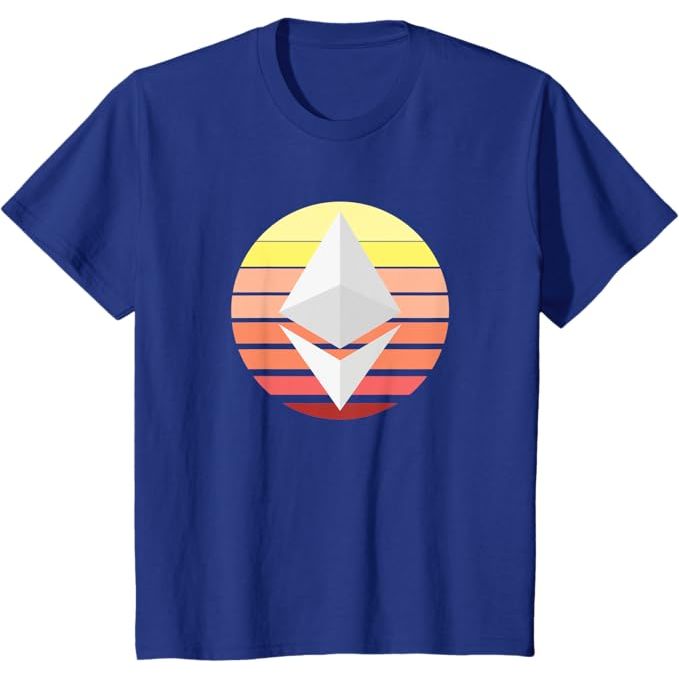 The Ethereum (ETH) Logo Crypto Circle Pastel Cryptocurrency T-Shirt features the iconic Ethereum logo in a stylish and unique design. The shirt is made from high-quality materials and is perfect for fans of the Ethereum cryptocurrency.