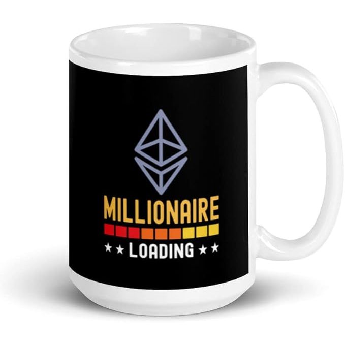 Caneca Ethereum Crypto is a unique crypto-themed coffee mug that features the Ethereum logo and is designed for enthusiasts of the popular cryptocurrency. It is made from high-quality materials and is a great gift for anyone interested in blockchain technology and digital currencies.