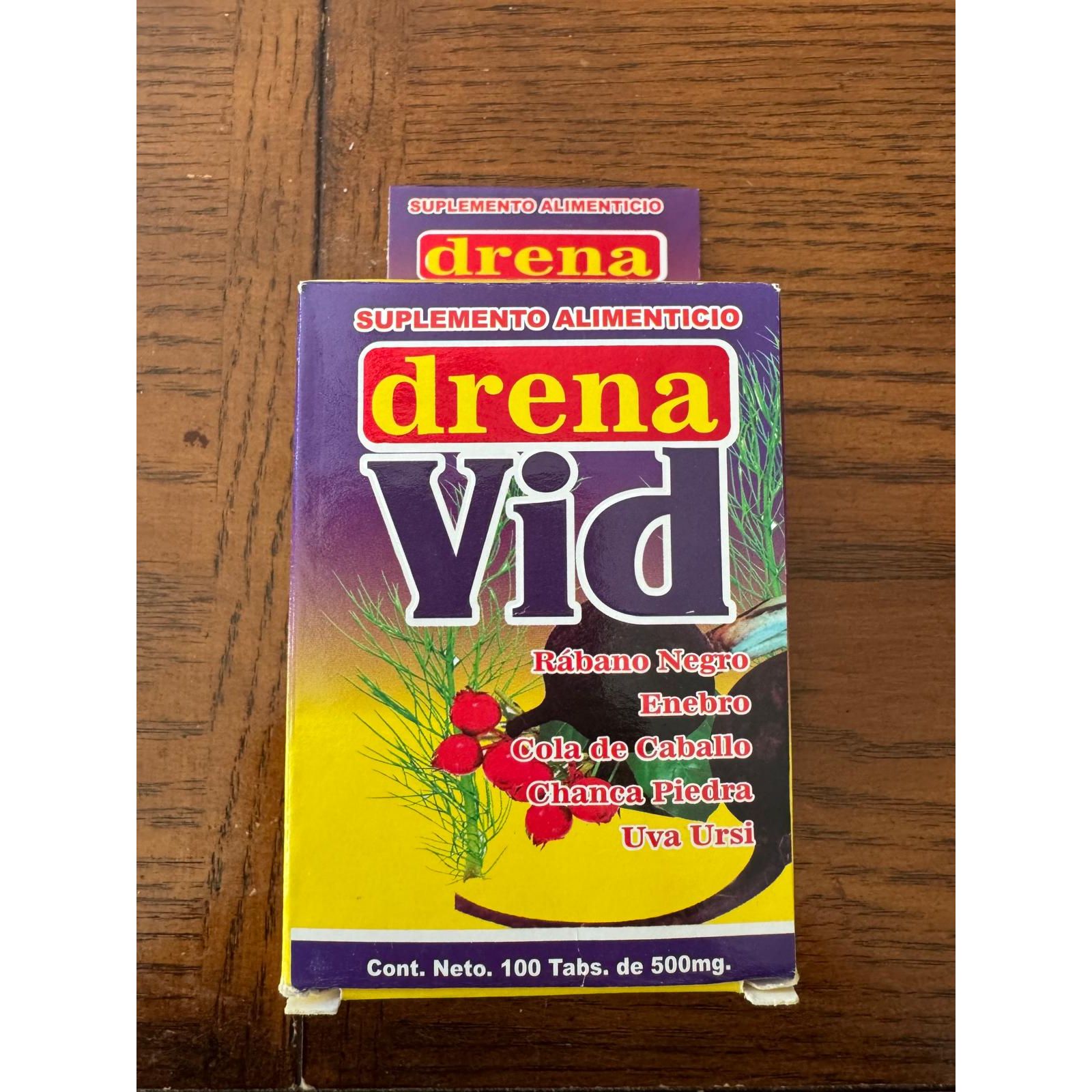 Discover the Benefits of the DRENA VID FOOD SUPPLEMENT for your Overall Well-being! DRAIN VINE FOOD SUPPLEMENT is an exceptional formula designed to promote overall health and wellness. With a powerful blend of natural ingredients, this supplement helps you feel better and keep your body in balance.