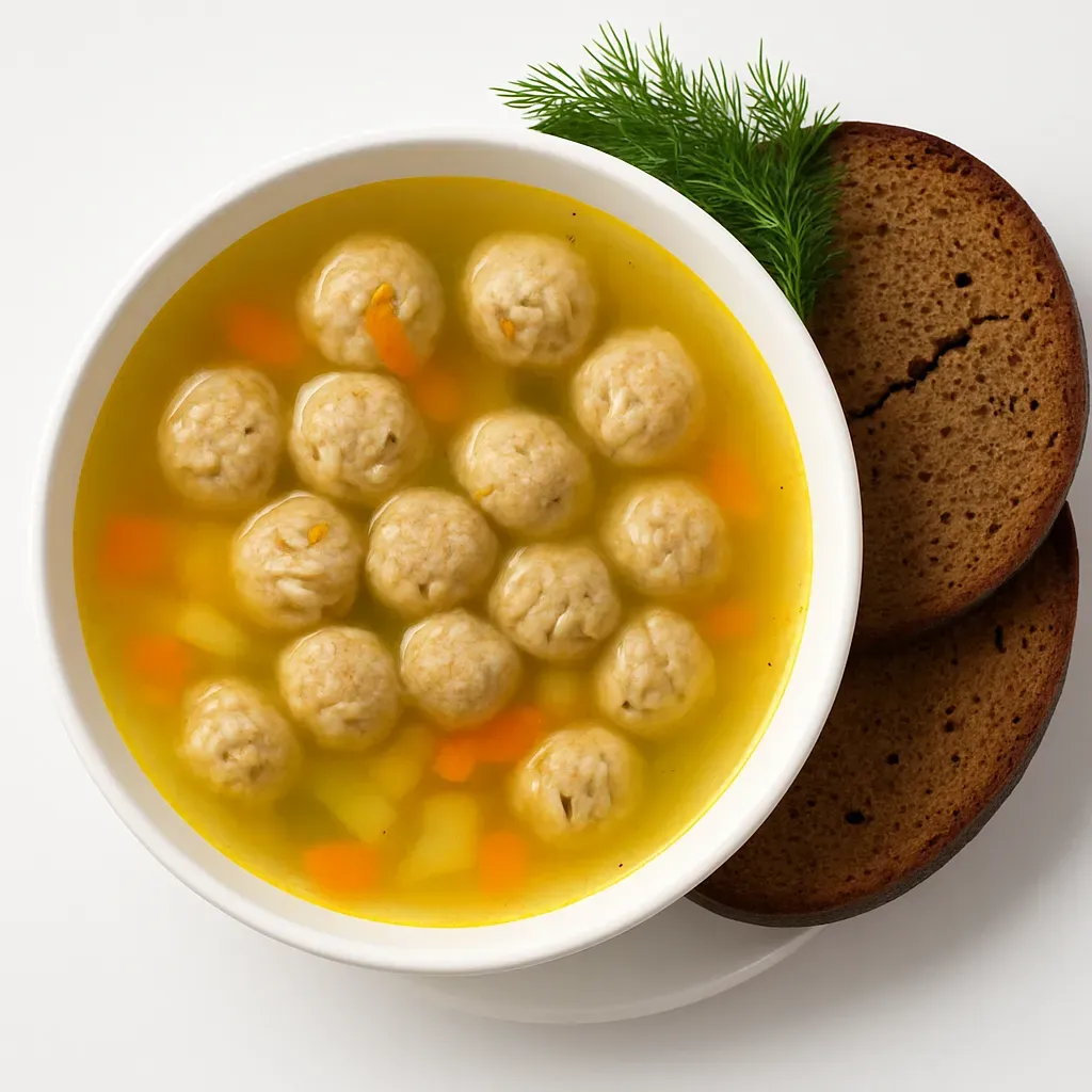 A quick and hearty soup featuring comforting traditional Baltic flavors, perfect for a cozy meal.