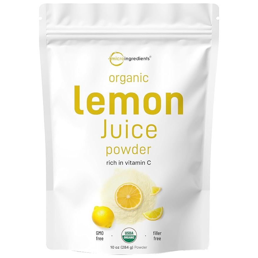 Organic Lemon Juice powder is a convenient and versatile way to incorporate natural lemon flavor into your drinks and recipes. This product is made from cold-pressed lemons, resulting in a high-quality powder that retains the nutritional benefits and fresh taste of real lemons.