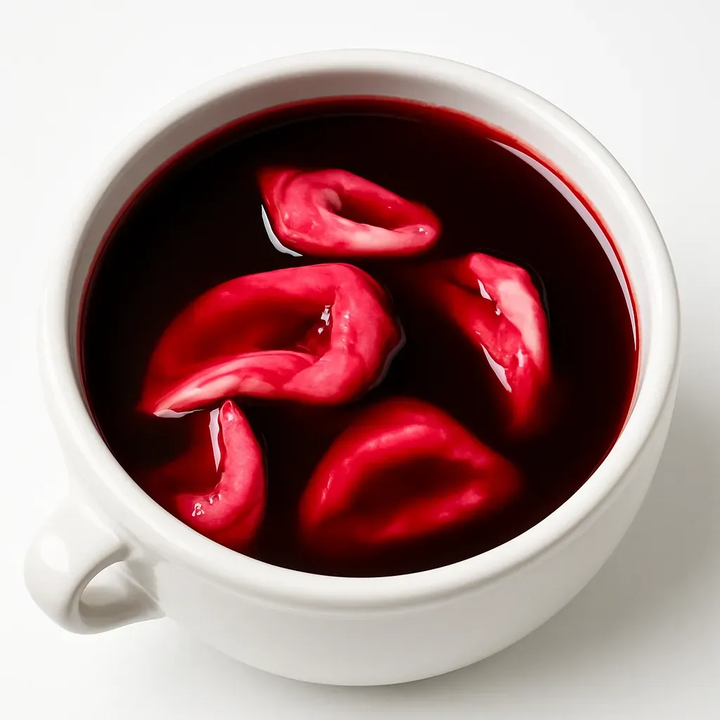 Experience the warmth and tradition of a Polish Christmas with this vibrant soup made from earthy beet roots and a hint of tart apple, perfect for festive celebrations.