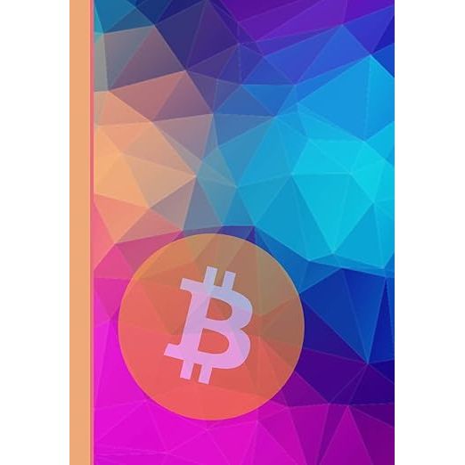 B: Bound paper wallet recovery sheets for writing private passphrase word list mnemonic seed keys in a 7x10 softcover cryptocurrency notebook for long term cold storage (Bitcoin) image