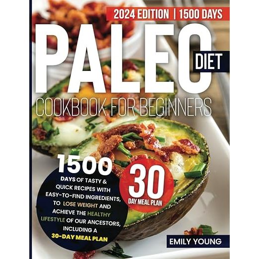 Embark on a culinary journey towards optimal health with The Paleo Diet Cookbook for Beginners penned by nutrition aficionado Emily Young. This cookbook serves as your all-encompassing manual to mastering the art of Paleo eating, featuring a vast collection of 1500 days of delectable, swift-preparation recipes.