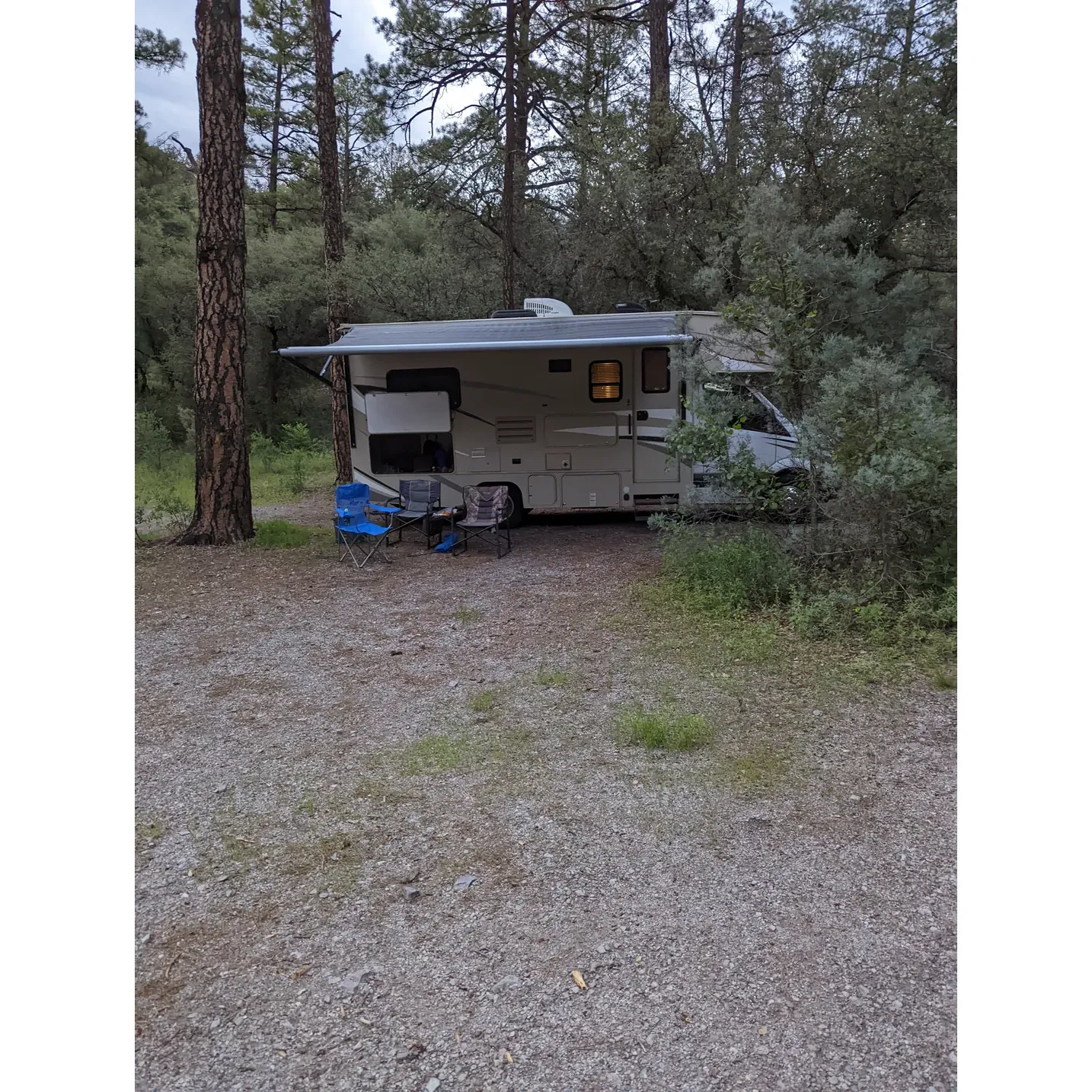 Coal Creek Campground offers a tranquil retreat for travelers and nature enthusiasts alike. Guests can experience the true essence of the great outdoors with spacious and shaded campsites that provide an intimate connection with nature. The beauty of disconnecting is embraced here as the absence of cell signal allows for a truly serene escape, letting you immerse yourself in the peaceful surroundings without distraction.

Those seeking a quiet haven will find solace in this pristine environment, where the only sounds are the rustling of leaves and the occasional awe-inspiring chorus of coyotes howling in the distance. The natural darkness at nightfall offers a chance for stargazing and cozy campfire stories, promising an authentic camping experience.

Cleanliness is a hallmark of Coal Creek Campground, evident in both the well-maintained sites and the facilities, providing a sense of comfort in the wild. Travelers passing by on the nearby highway have access to convenient rest stops with picnic tables, offering a refreshing respite and a chance to stretch their legs under the canopy of trees.

While some campsites are just a stone's throw from the road for easy access, others are tucked further back, allowing for additional privacy and seclusion. The campground's allure is further enhanced by its tranquility, often granting visitors the luxury of having this beautiful setting all to themselves.

Whether stopping for a leisurely lunch amongst the cool shade of tall pines or settling in for a few days of quiet relaxation, guests at Coal Creek Campground are sure to have an unforgettable experience reconnecting with nature. Description by ChatGPT.