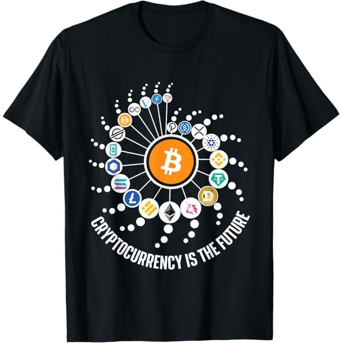 Cryptocurrency Is The Future - Blockchain Crypto Trader BTC T-Shirt image